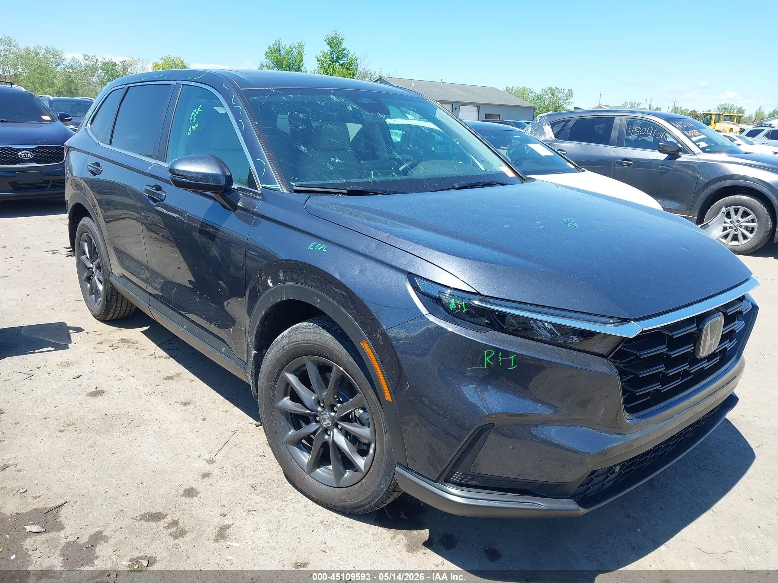 2026 Honda CR-V EX-L, VIN 2HKRS4H70TH403154 — Hail