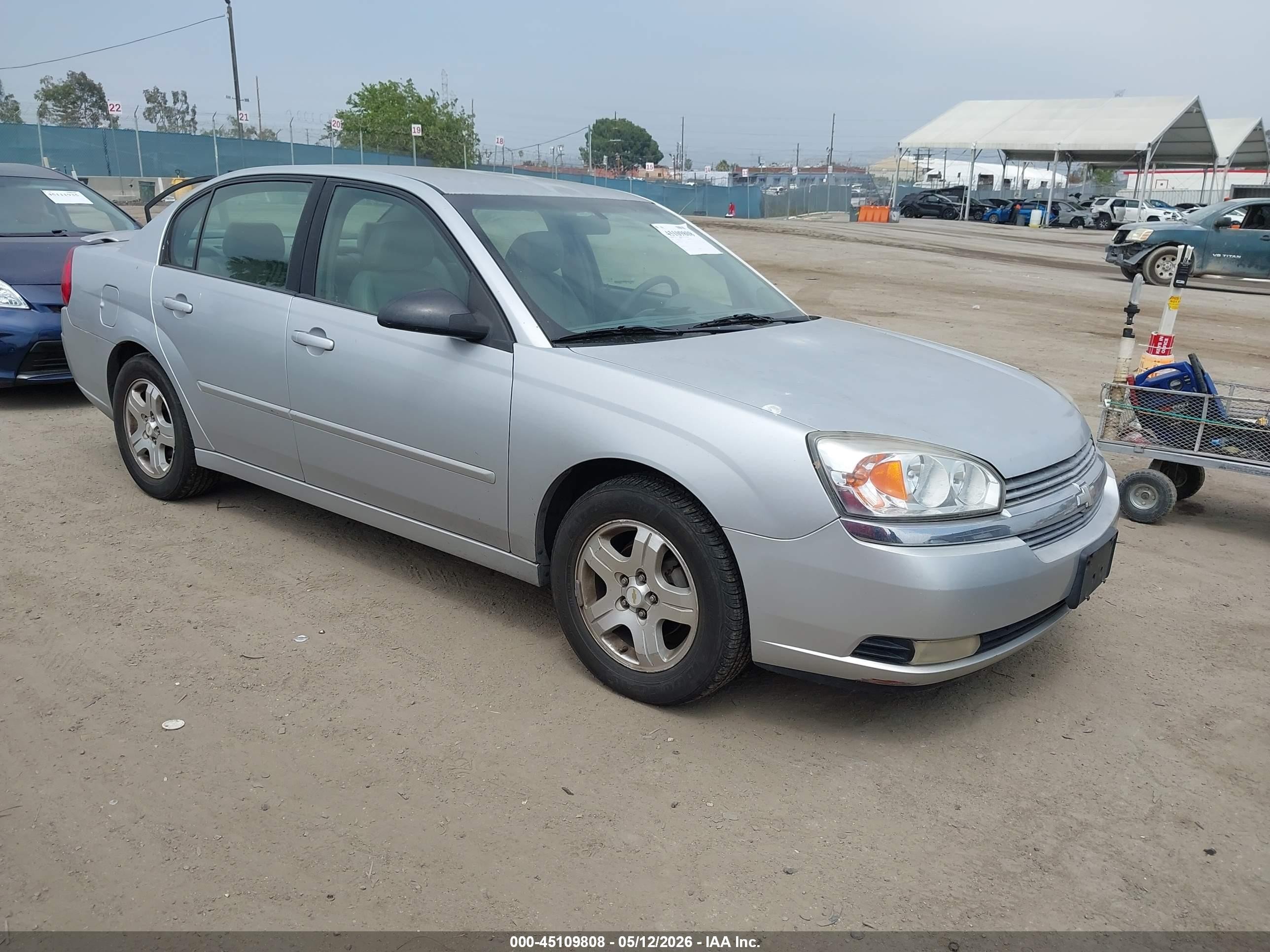 2005 Chevrolet Malibu LT, VIN 1G1ZU54805F251803 — Повреждение рамы