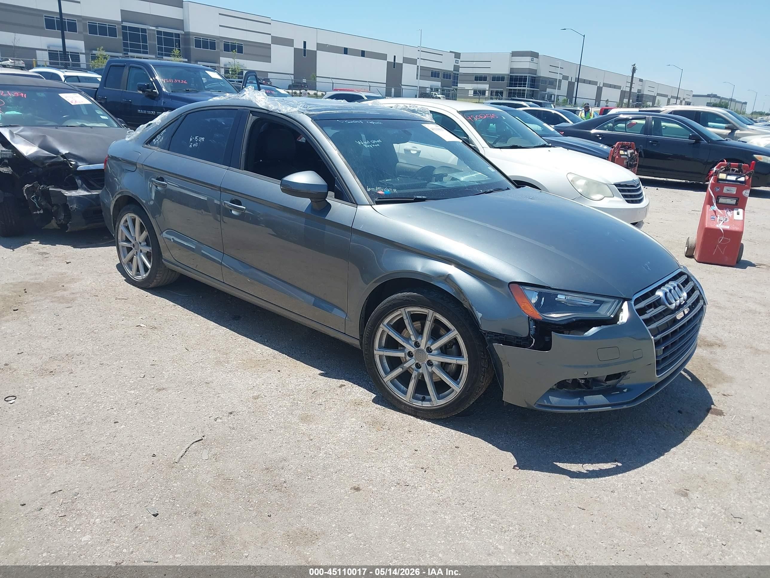 2016 Audi A3 Premium, VIN WAUB8GFF7G1081327 — Hail