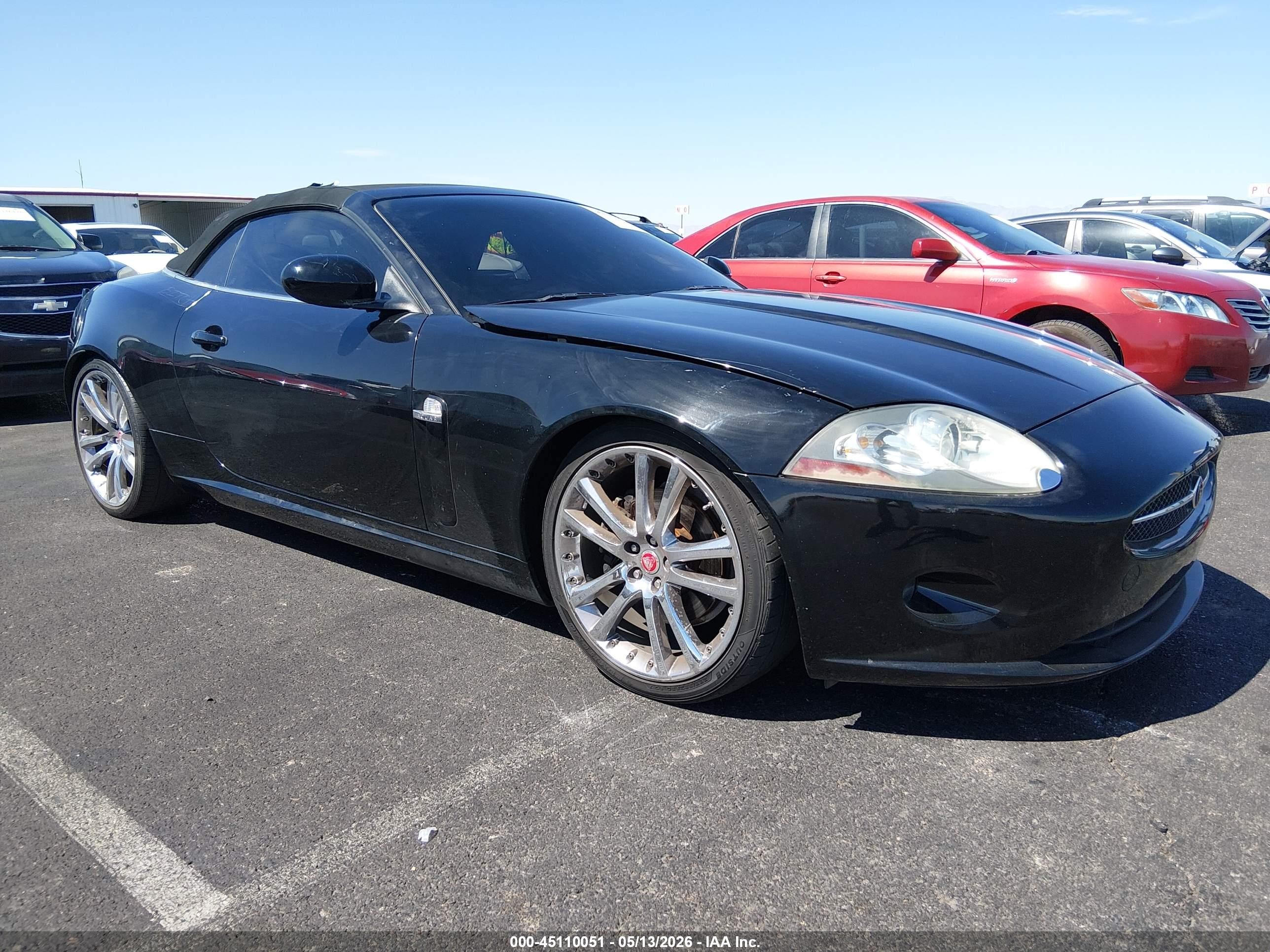 2007 Jaguar XK, VIN SAJDA44B875B06554 — Vandalism