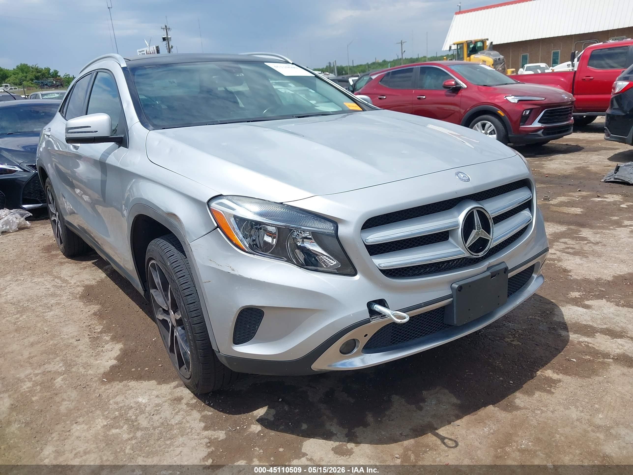 2015 Mercedes-Benz GLA 250, VIN WDCTG4GB7FJ178721 — Hail