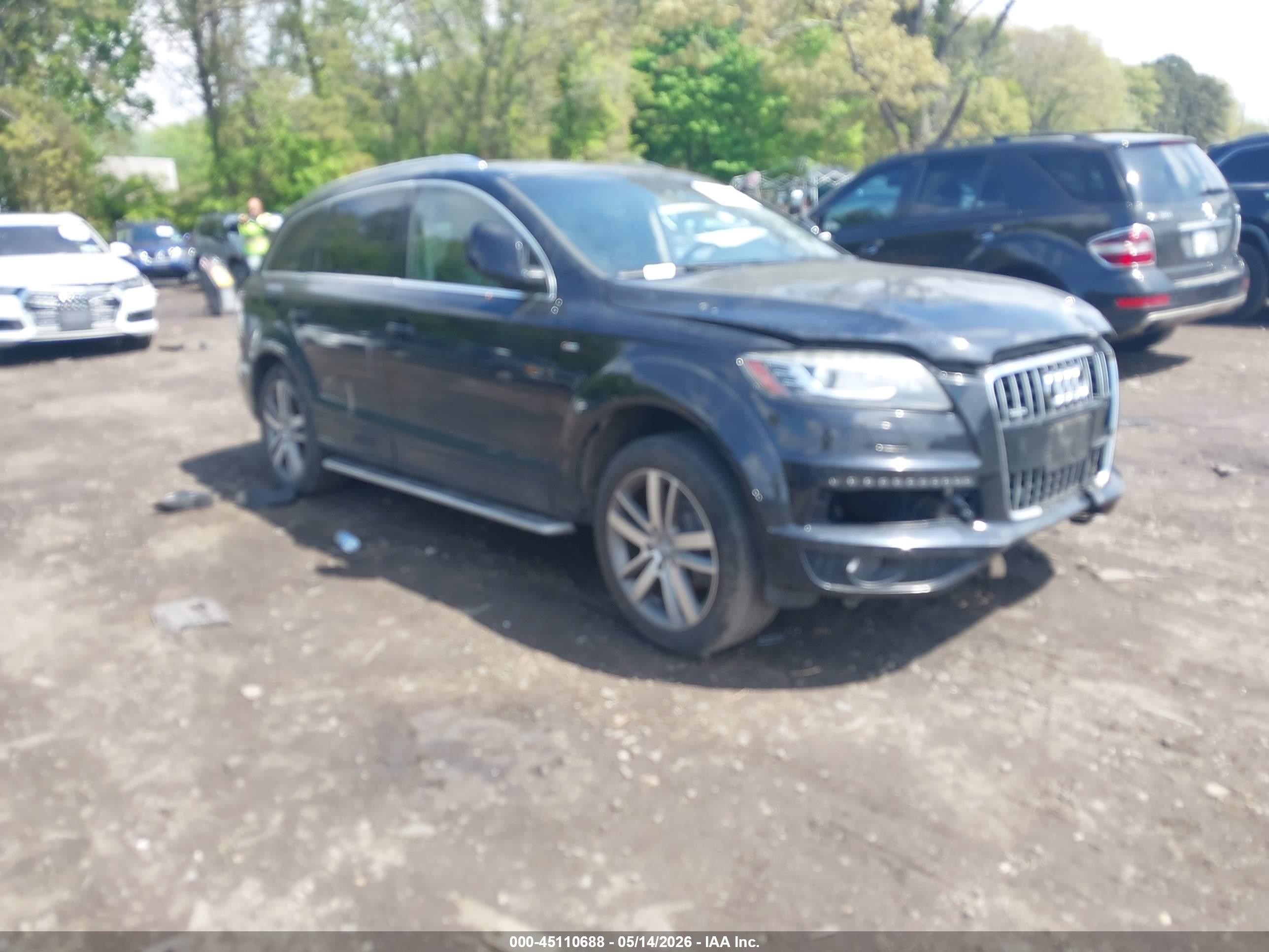 2010 Audi Q7, VIN WA1DVAFE2AD000436 — Зад