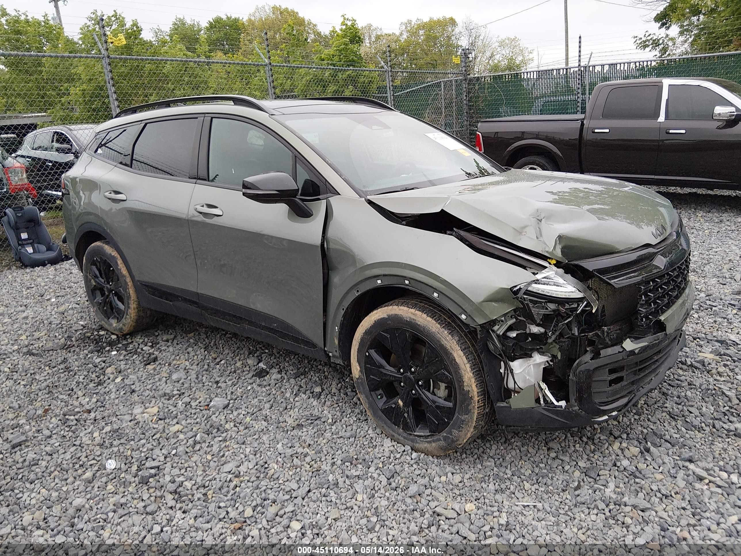 2025 Kia Sportage X-Line, VIN 5XYK6CDF1SG268561 — Front end