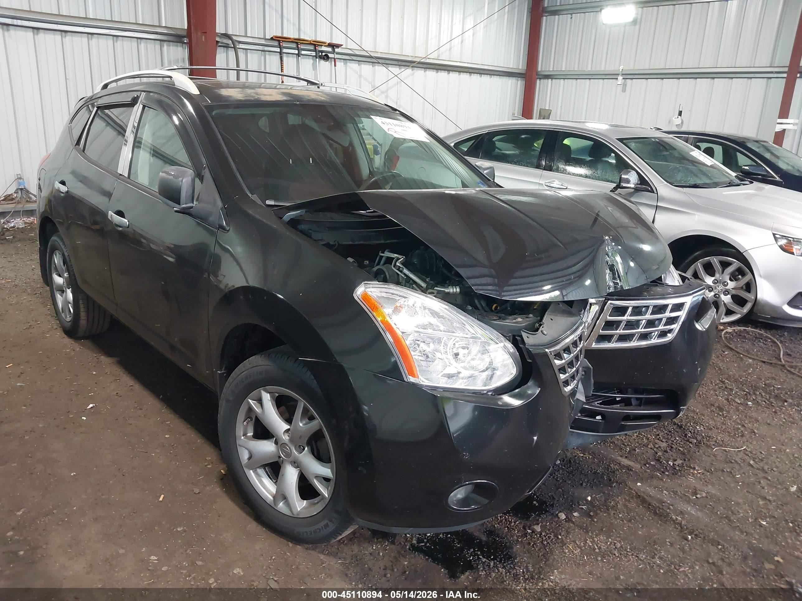 2009 Nissan Rogue SL, VIN JN8AS58VX9W180436 — Front end