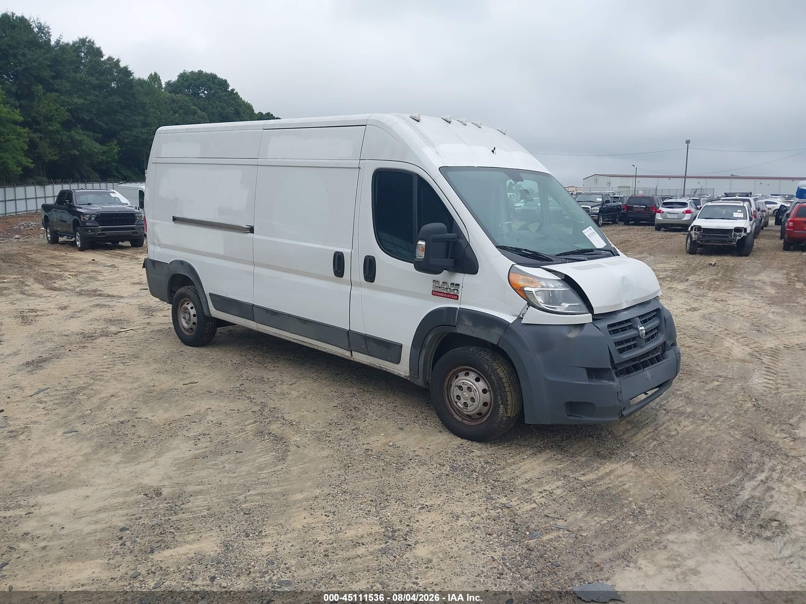 2016 Ram ProMaster Cargo, VIN 3C6TRVDG6GE133460 — Front end