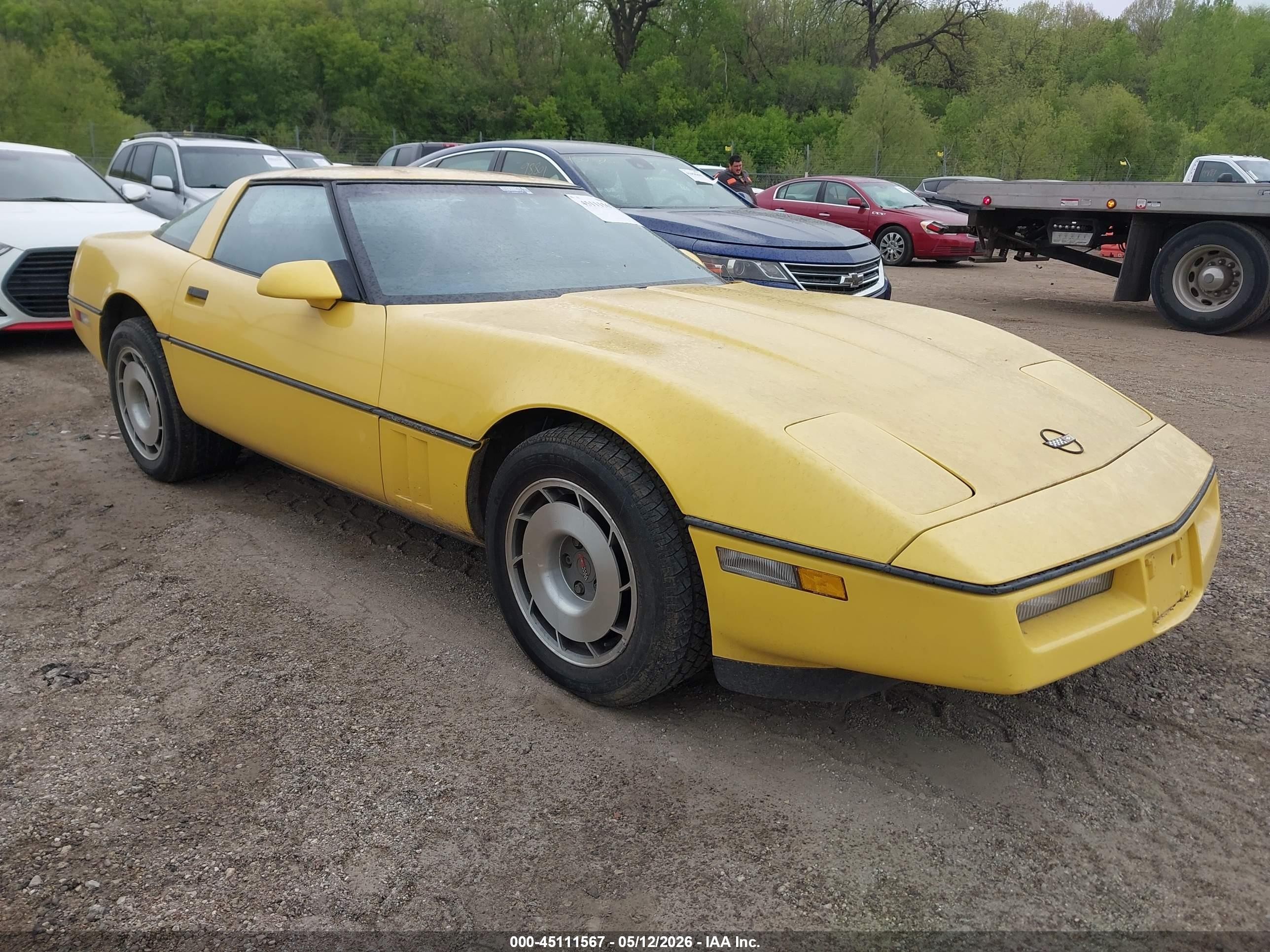 1987 Chevrolet Corvette, VIN 1G1YY2186H5117827 — Side