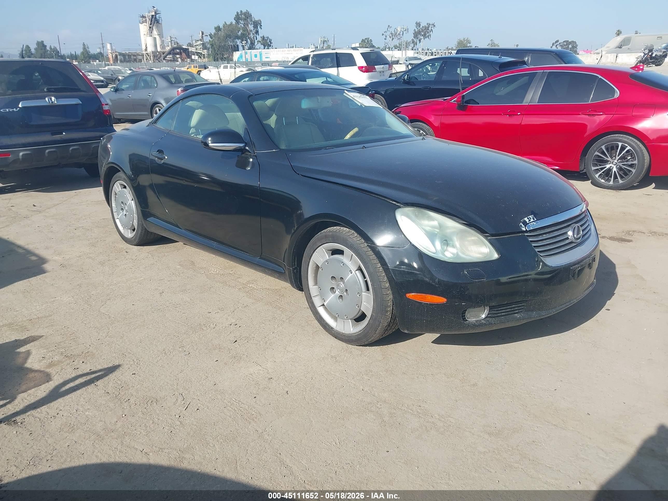 2005 Lexus SC 430, VIN JTHFN48Y550062819 — Front end