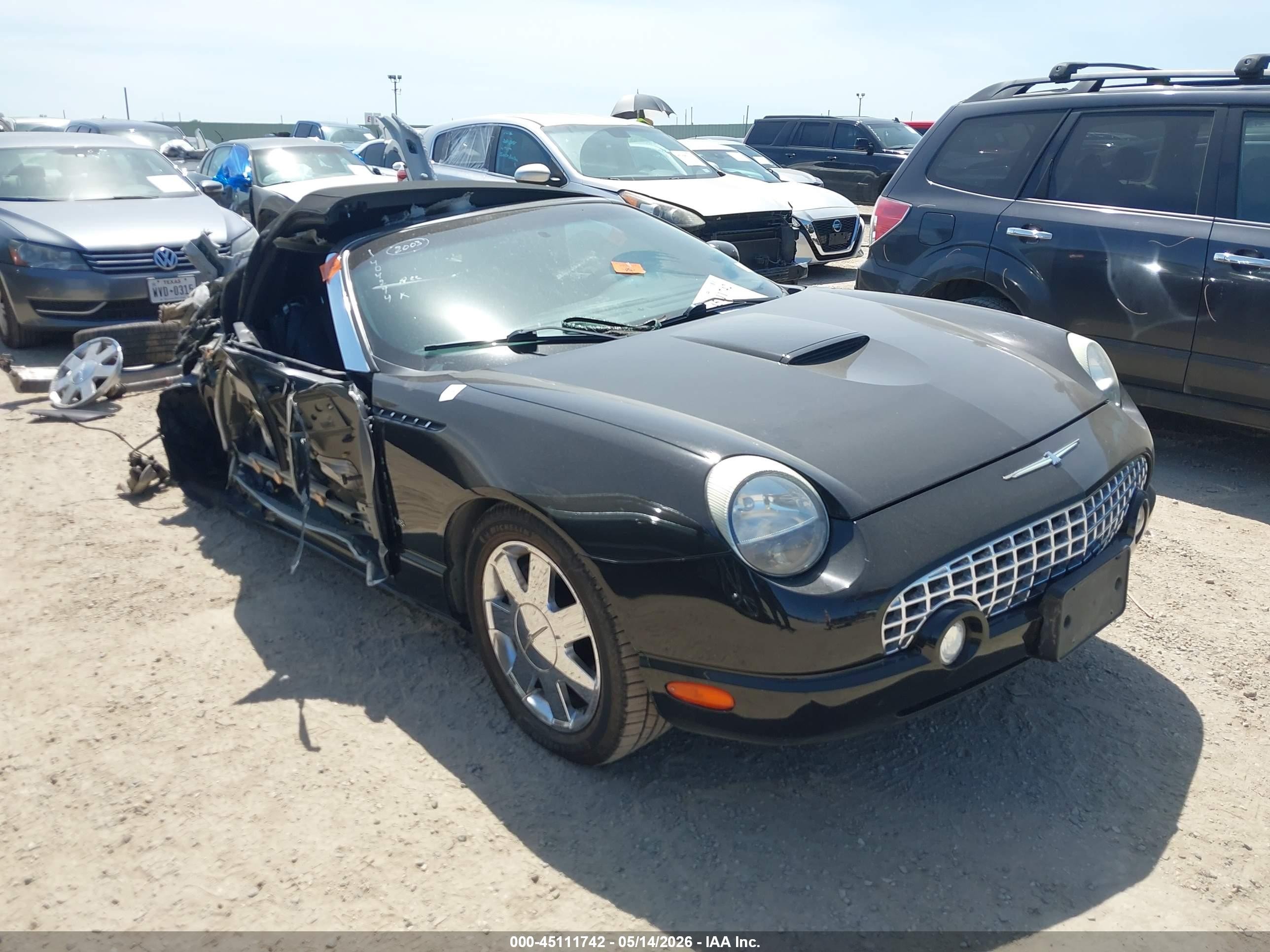 2003 Ford Thunderbird Deluxe, VIN 1FAHP60A53Y114534 — Side