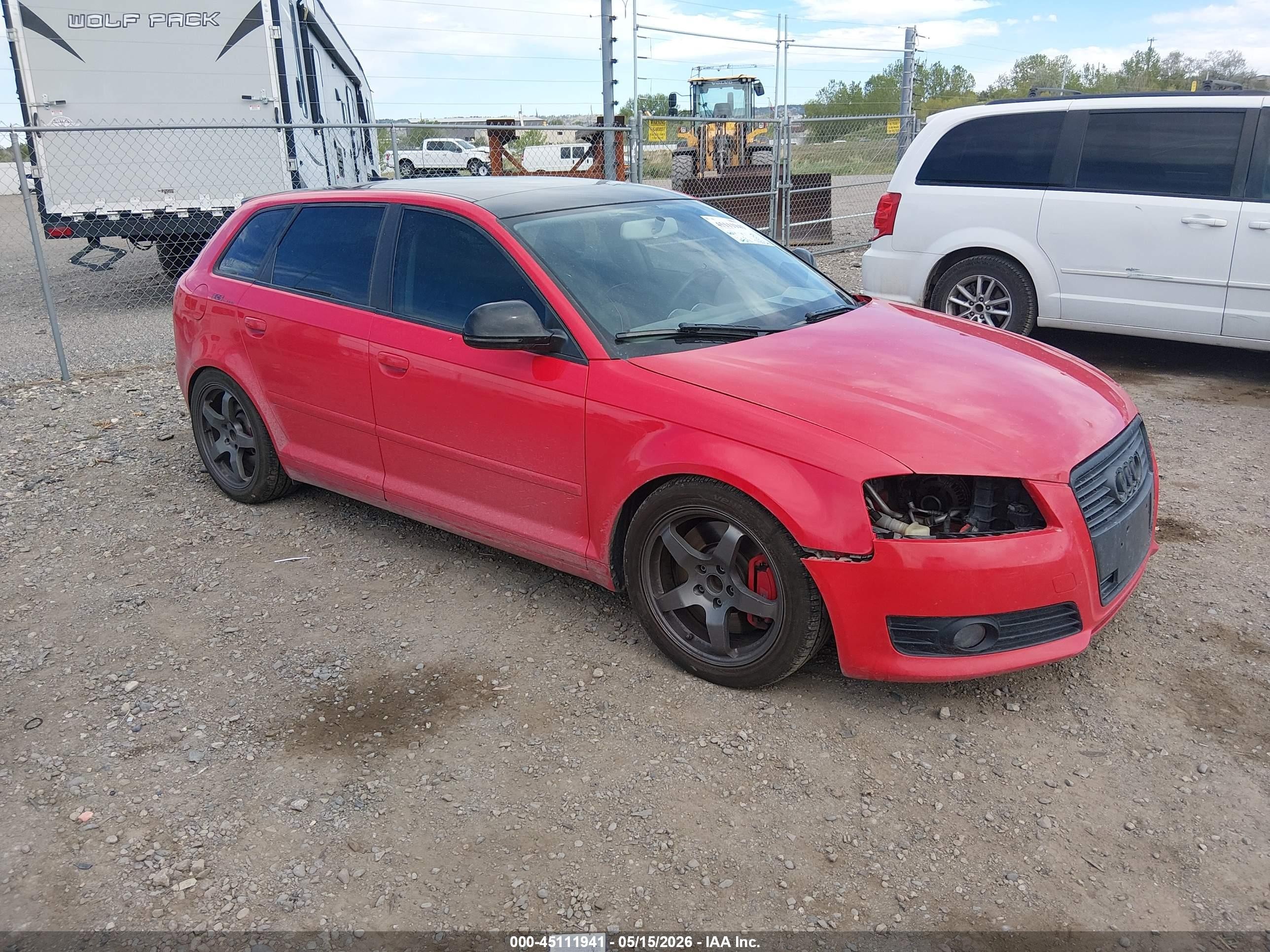 2009 Audi A3 Sportback S line, VIN WAUKF78P09A092295 — Перед