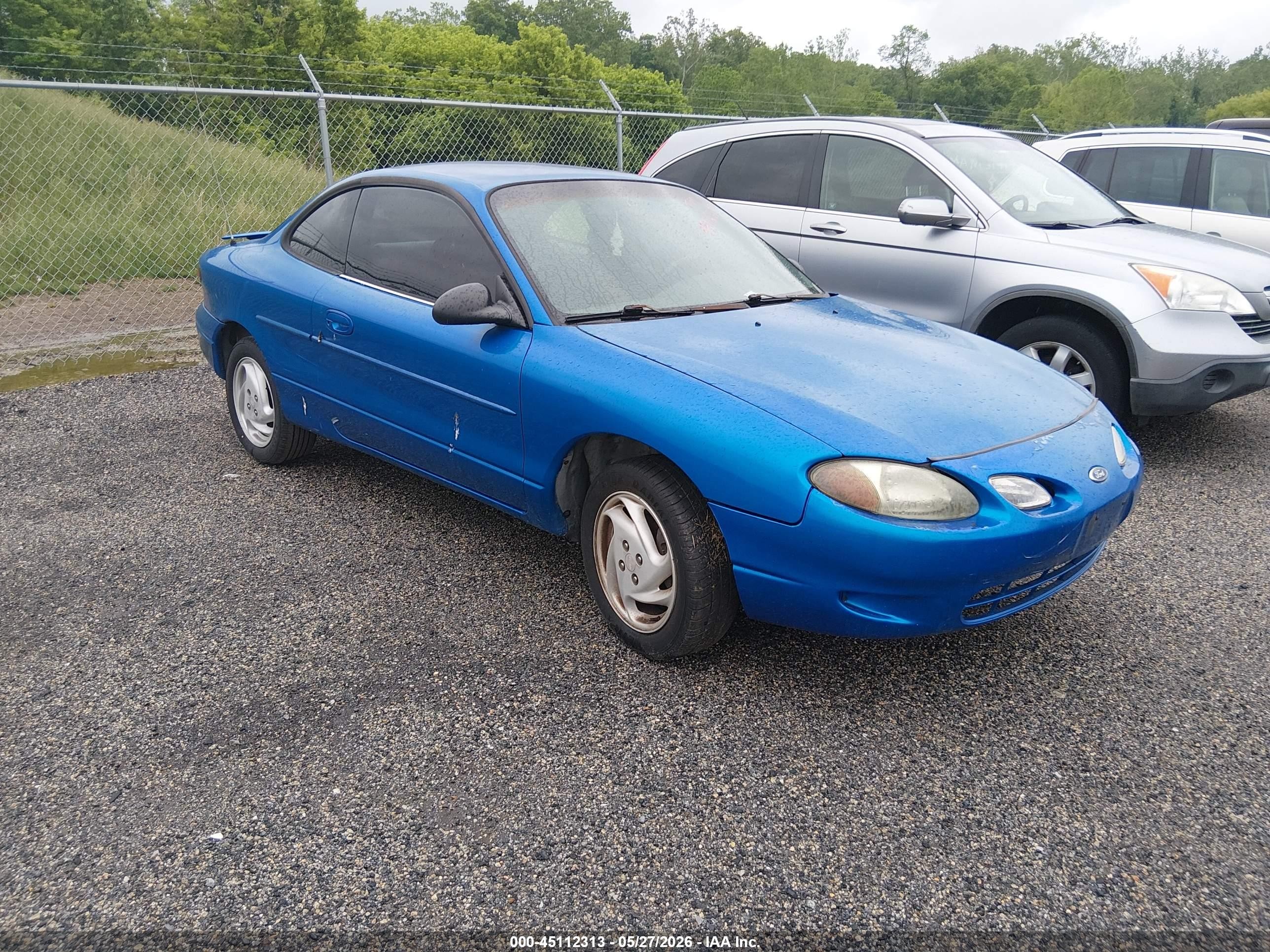 2002 Ford Escort ZX2 Standard, VIN 3FAFP11312R224018 — Normal wear