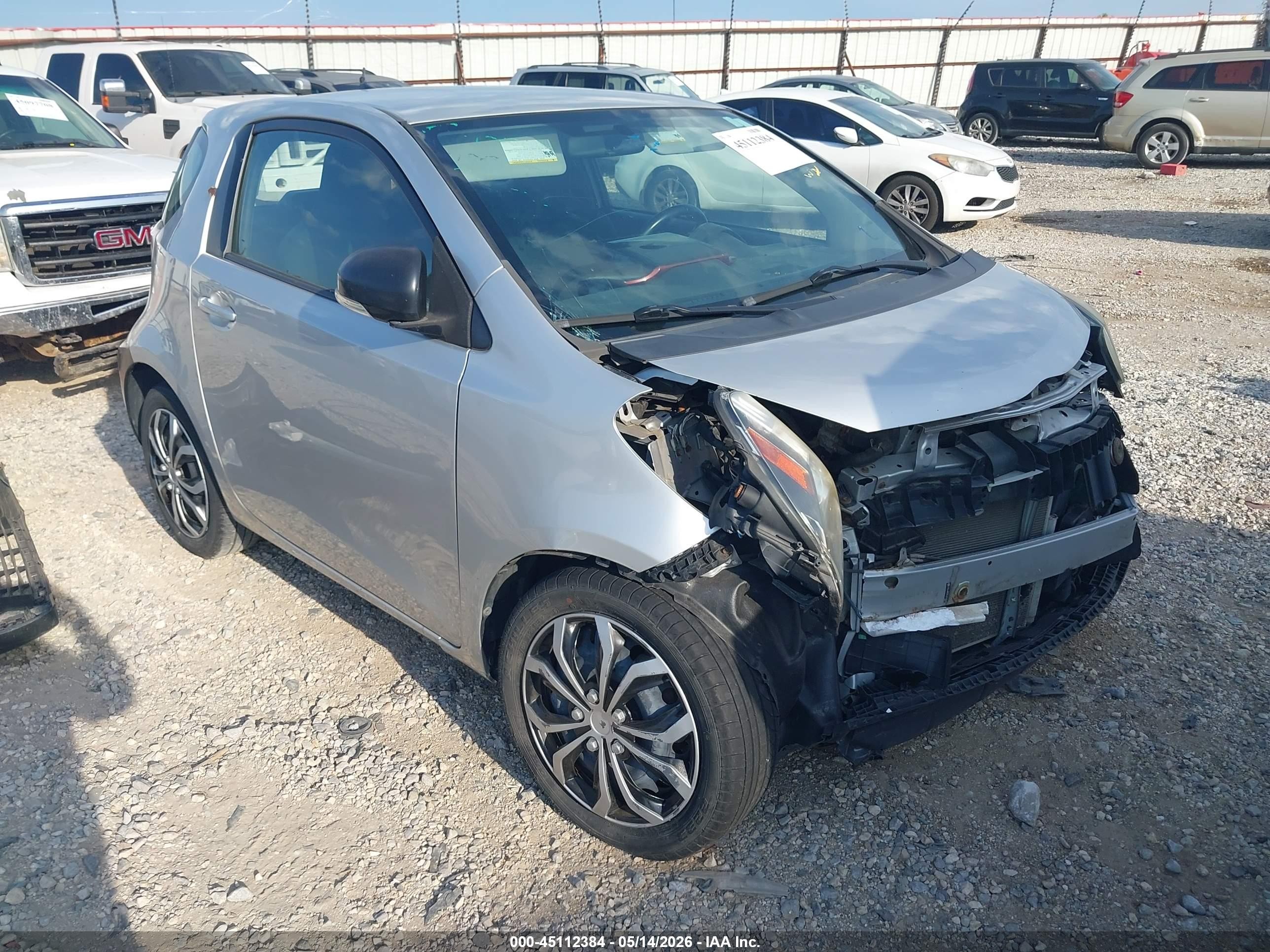 2012 Scion iQ, VIN JTNJJXB00CJ014594 — Front end
