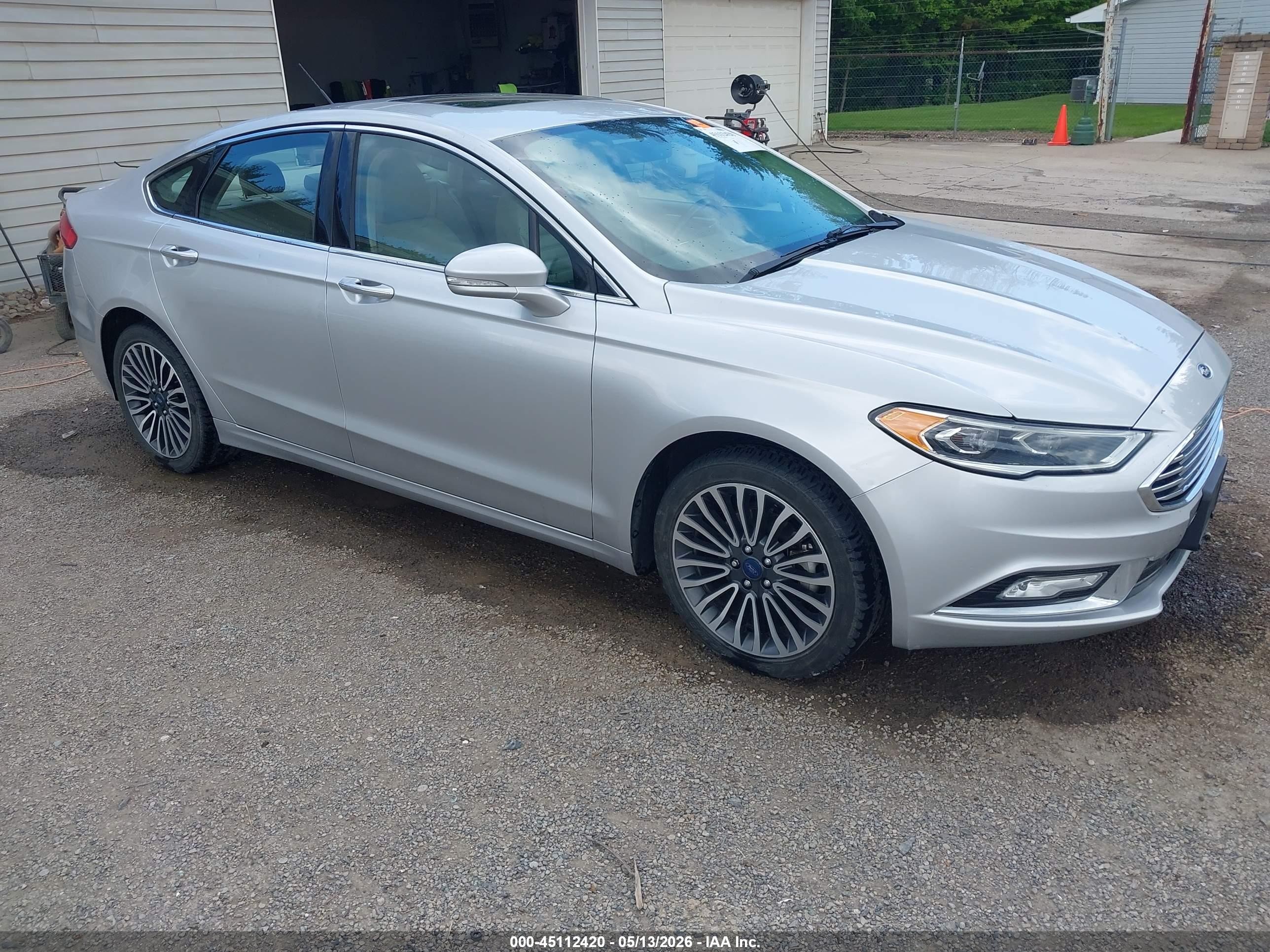 2017 Ford Fusion SE, VIN 3FA6P0T98HR365348 — Hail