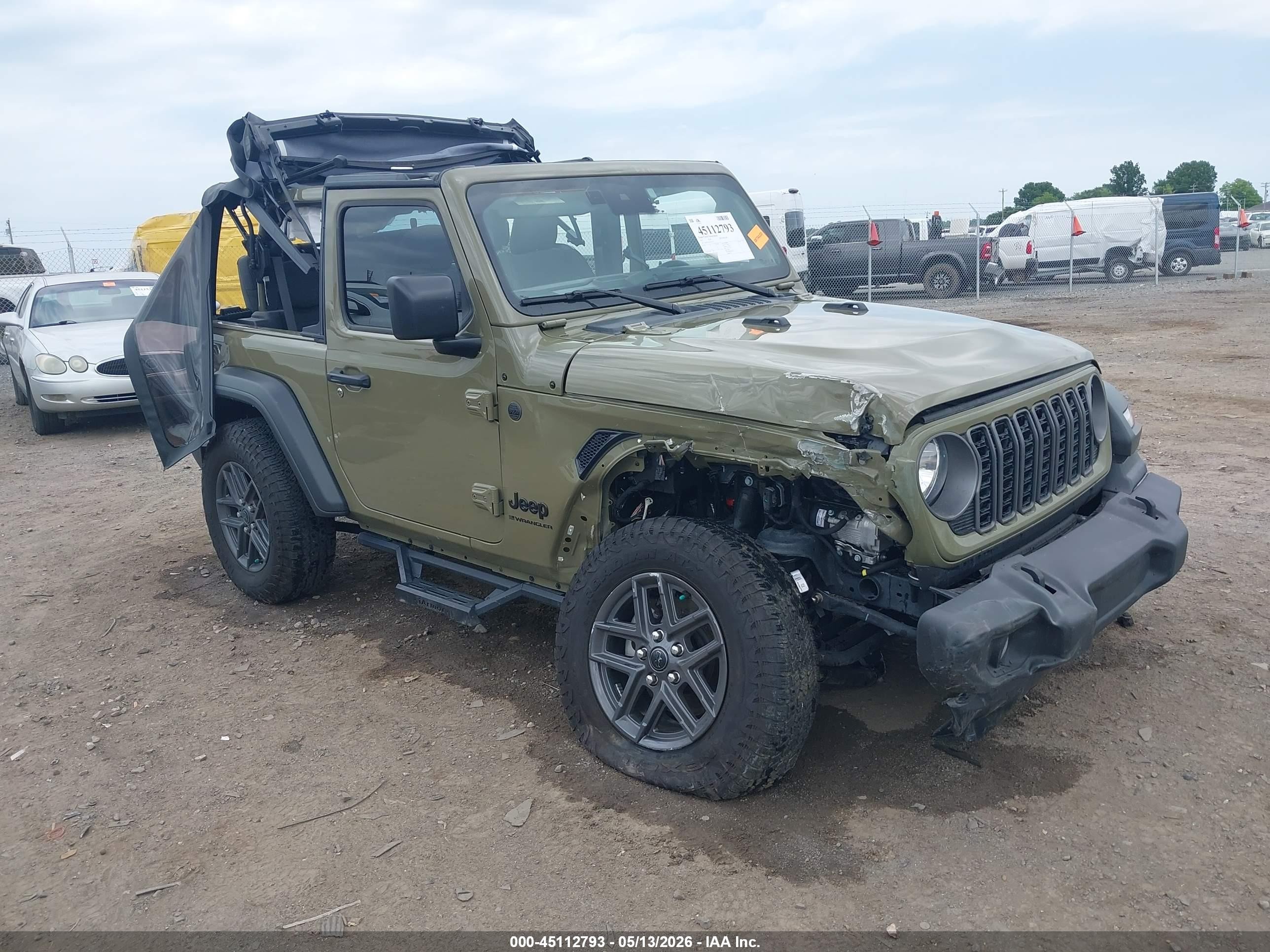 2025 Jeep Wrangler Willys, VIN 1C4PJXAN5SW553175 — Rollover