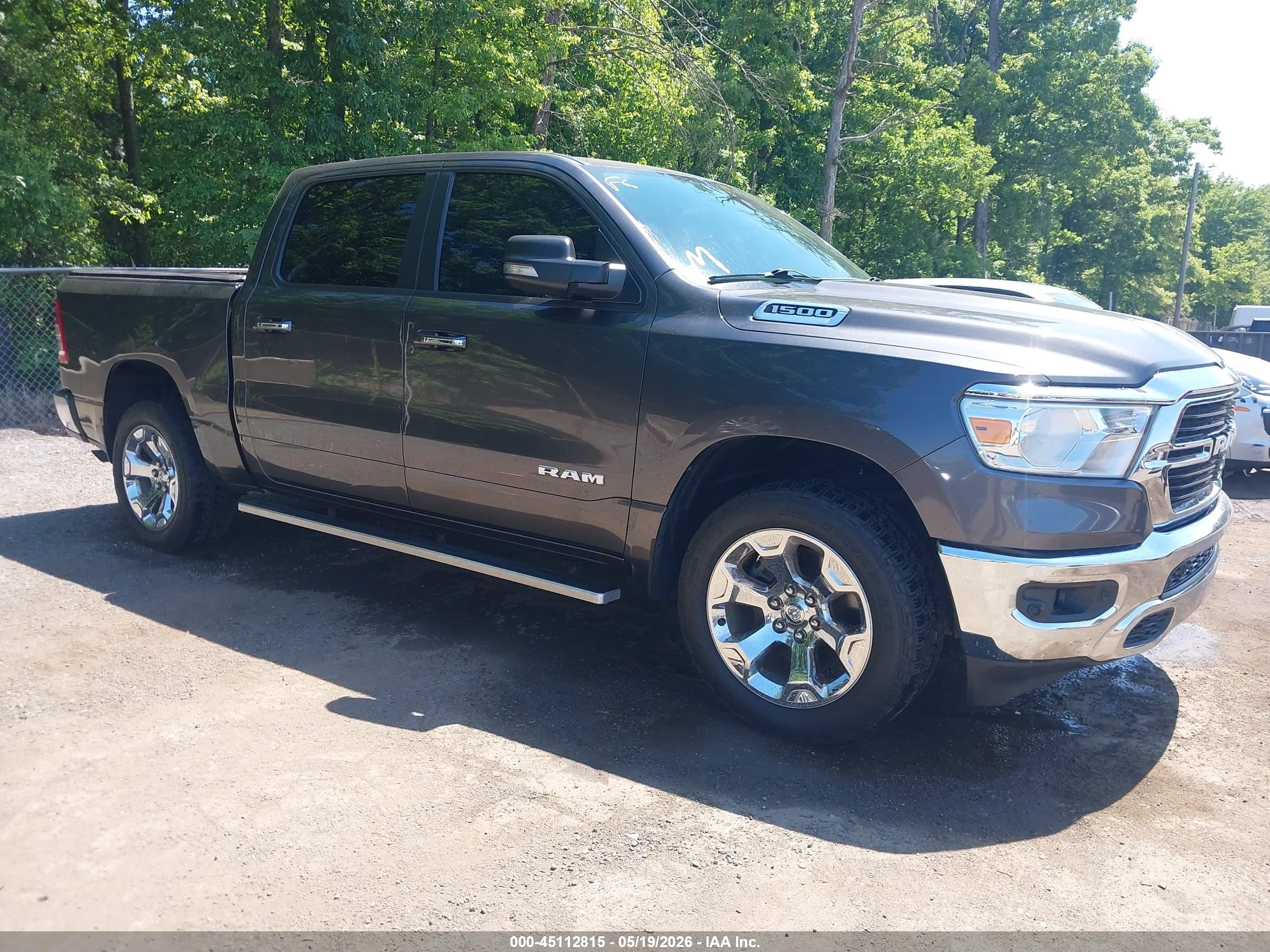 2019 Ram 1500 Big Horn, VIN 1C6RRFFG6KN743974 — Vandalism