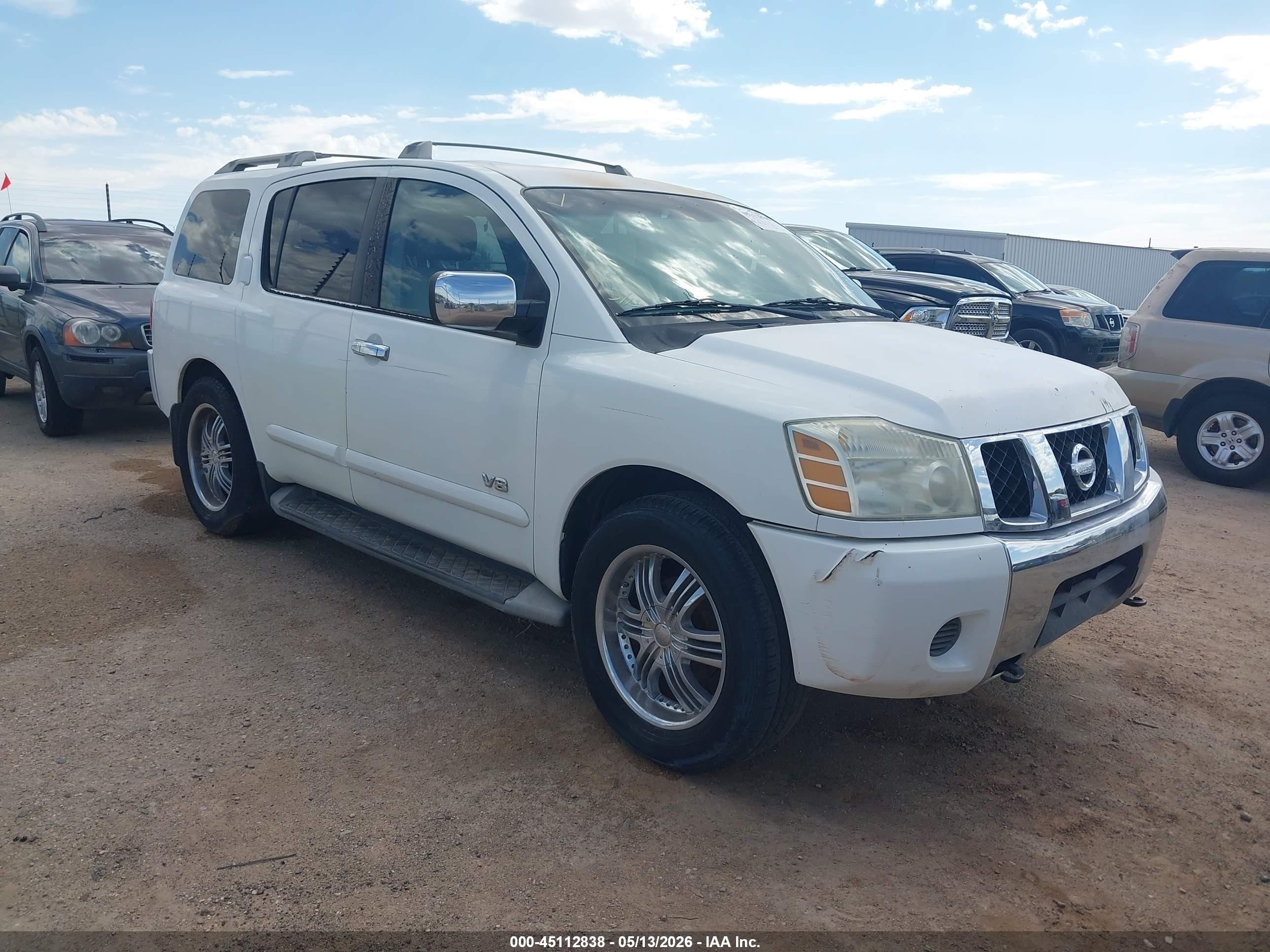2005 Nissan Armada LE, VIN 5N1AA08B95N729093 — Front end