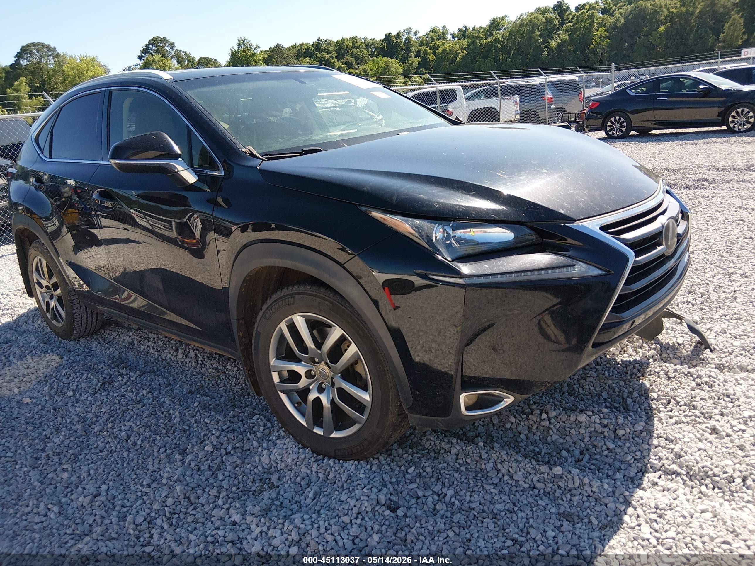 2016 Lexus NX F Sport, VIN JTJYARBZ6G2047397 — Side
