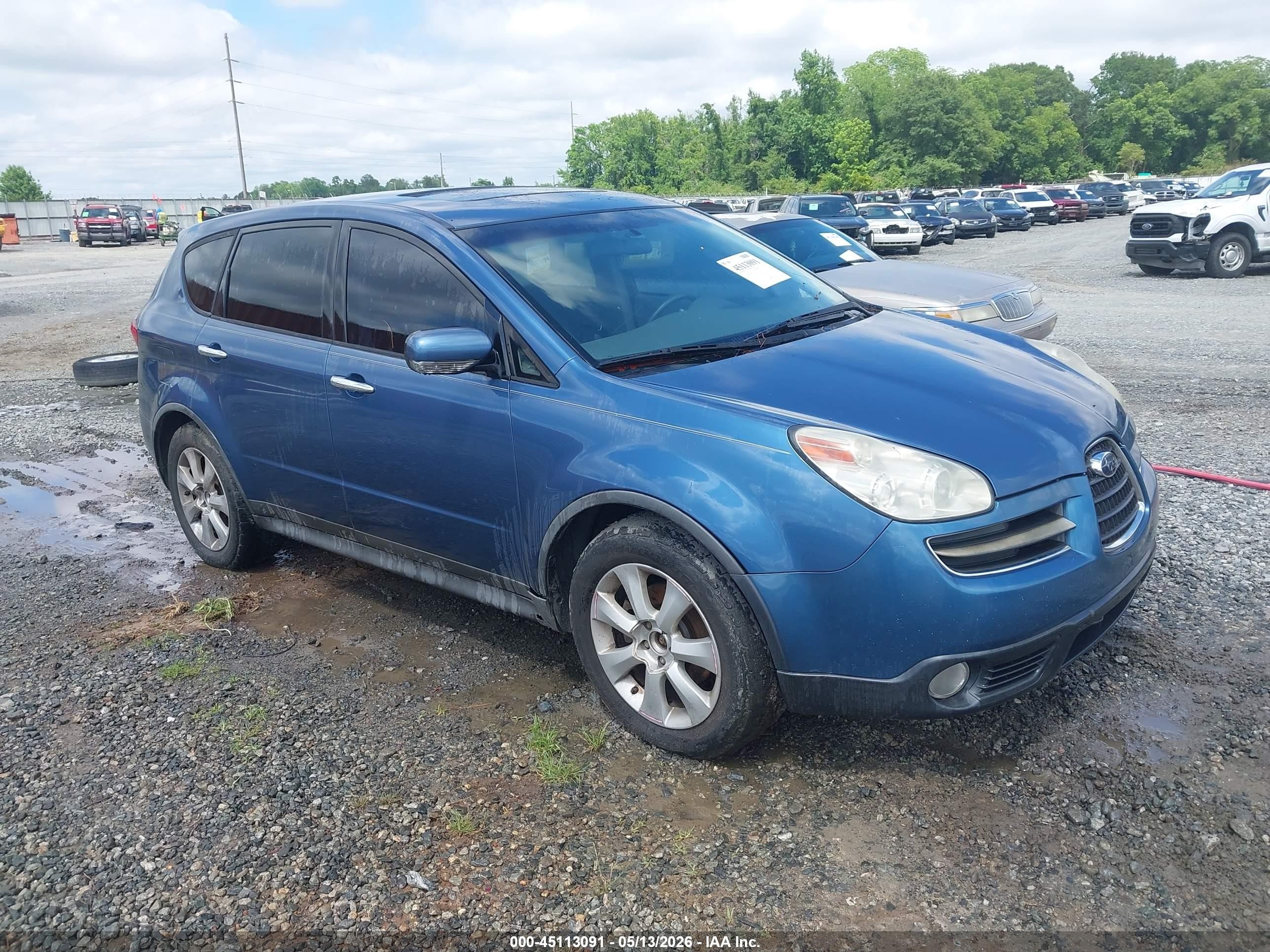 2007 Subaru Tribeca Limited, VIN 4S4WX85D974403778 — Зад