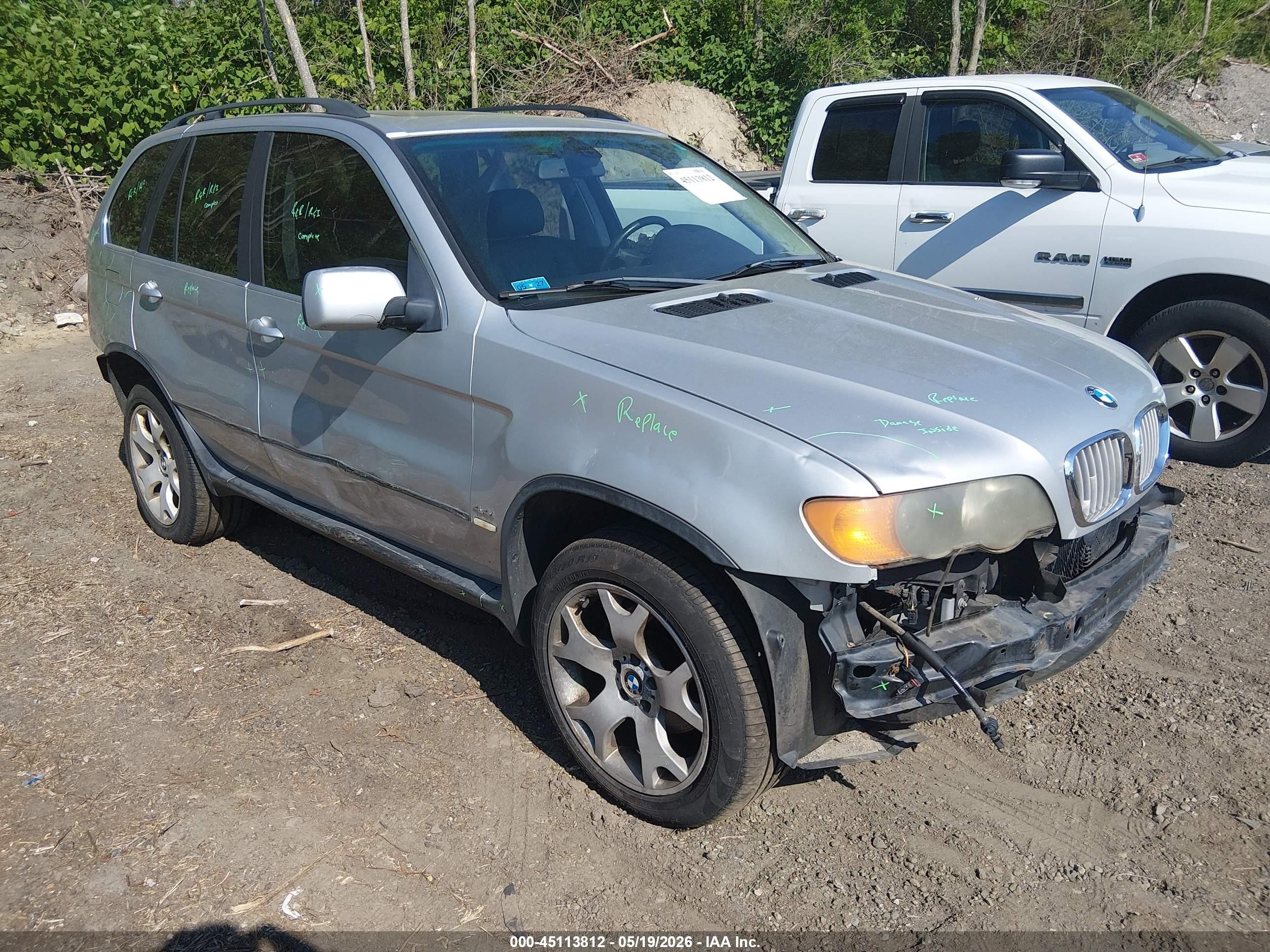 2003 BMW X5 4.4i, VIN 5UXFB33503LH50113 — По всему кузову