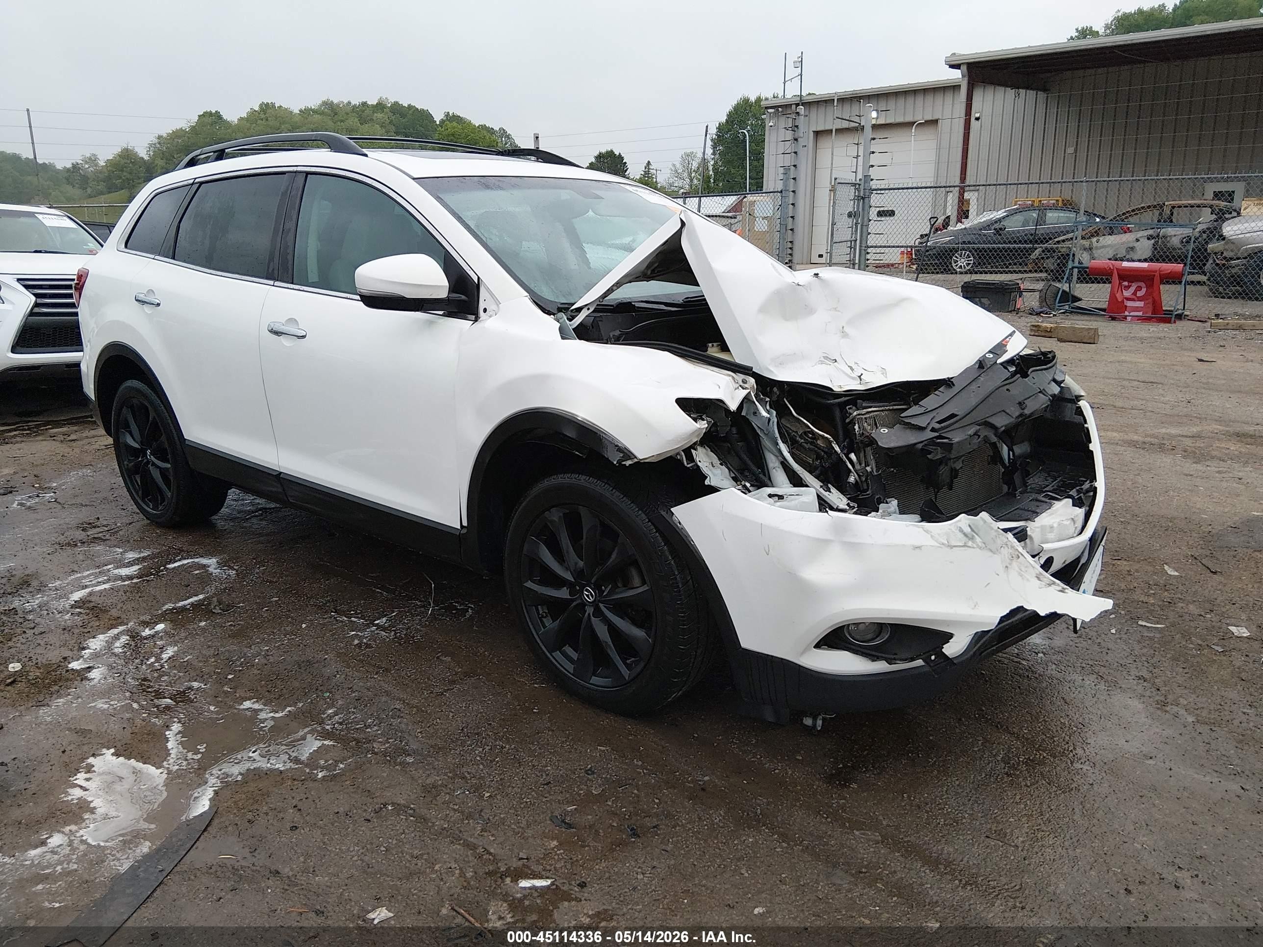 2015 Mazda CX-9 Grand Touring, VIN JM3TB3DA2F0467304 — Front end