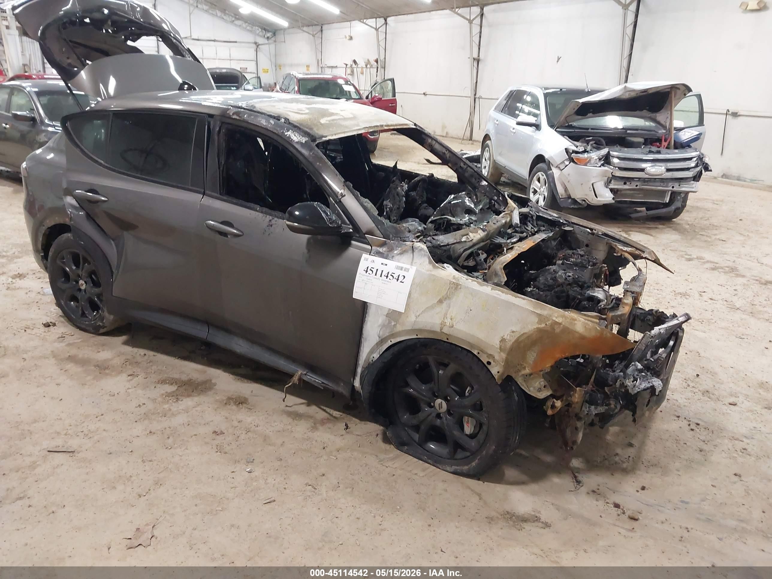 2024 Dodge Hornet R/T, VIN ZACPDFCW9R3A17464 — Engine fire