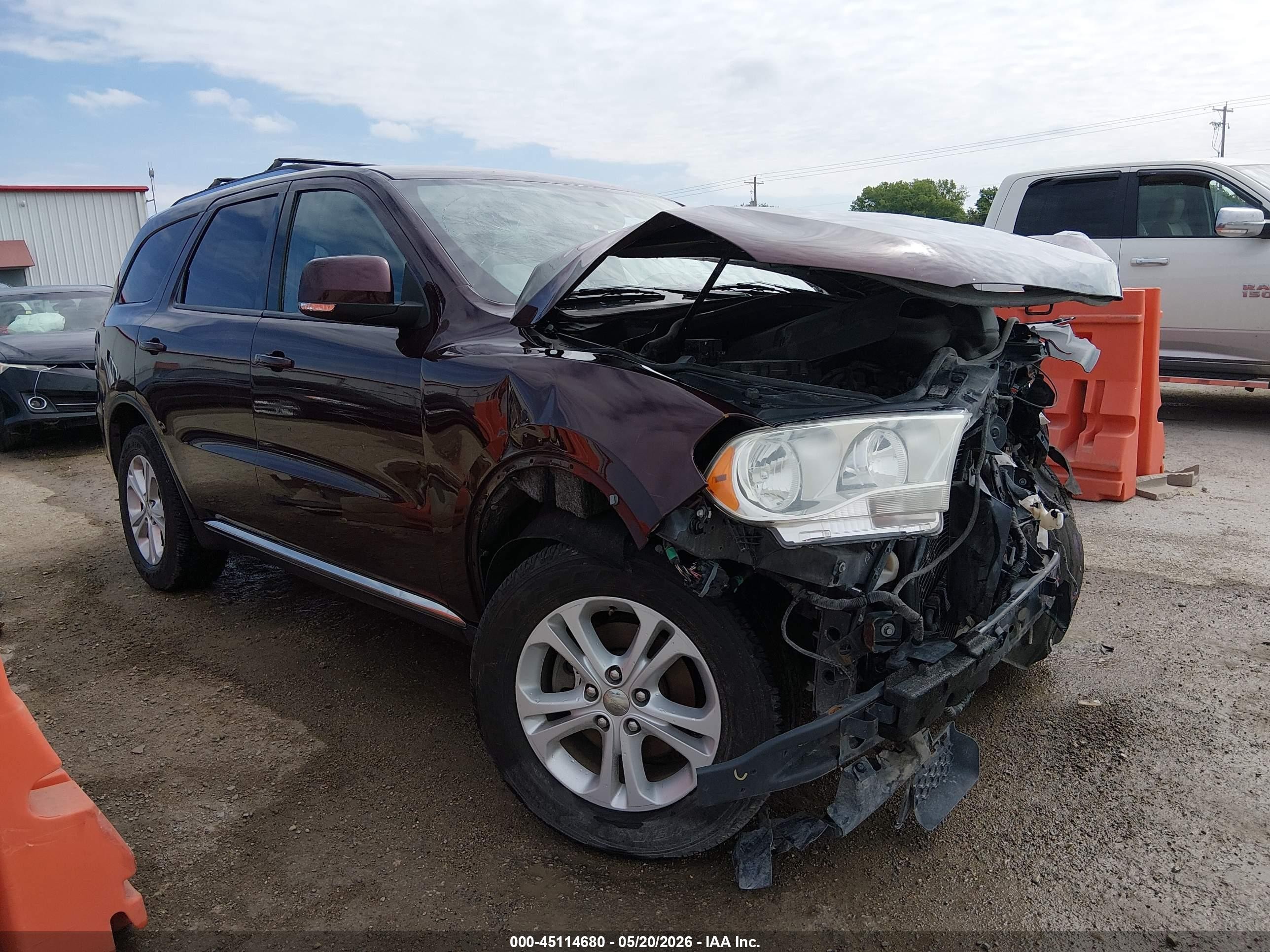 2012 Dodge Durango Crew, VIN 1C4RDJDG2CC322070 — Front end