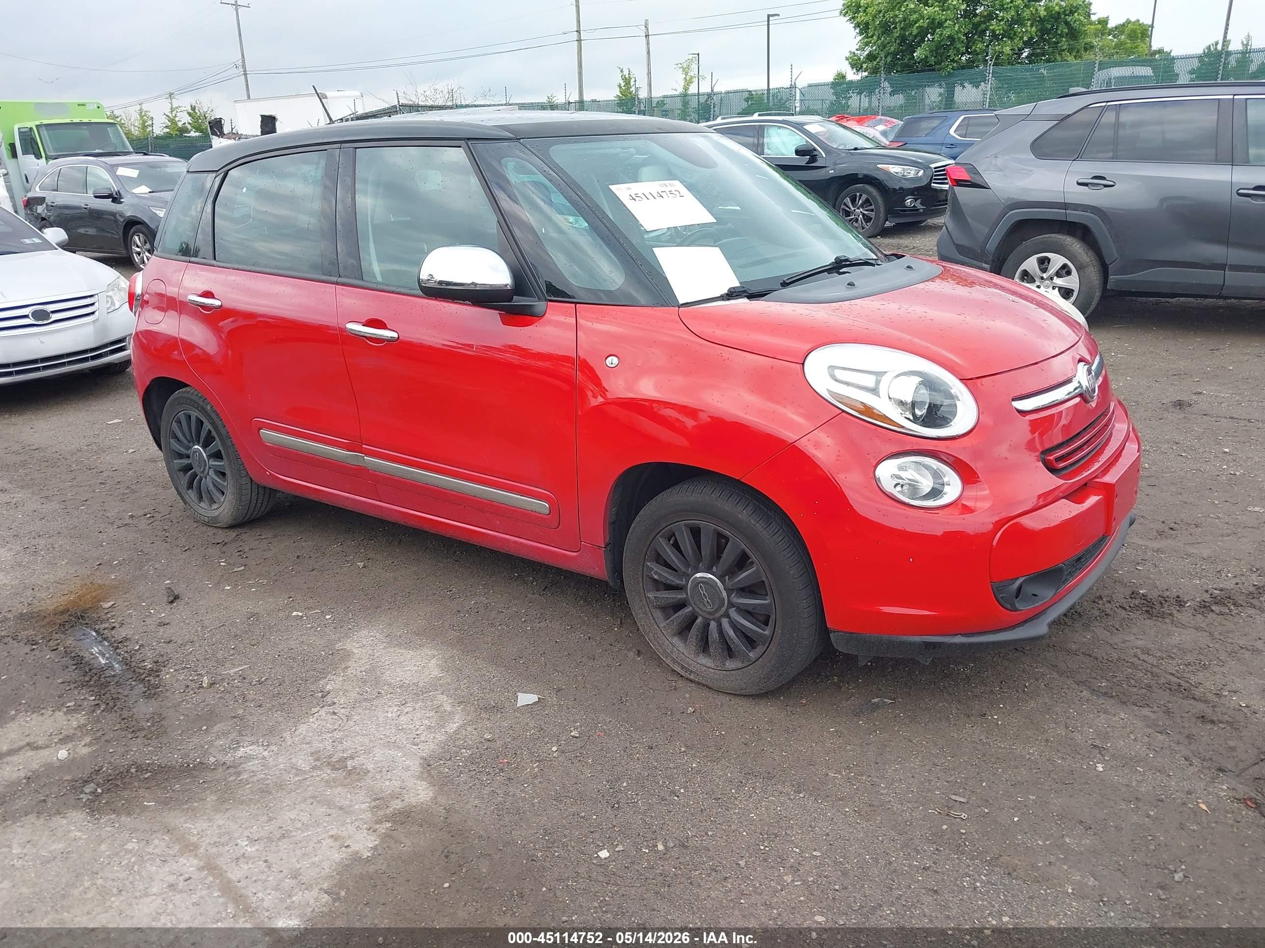 2014 FIAT 500L Lounge, VIN ZFBCFACH5EZ029826 — Rear end