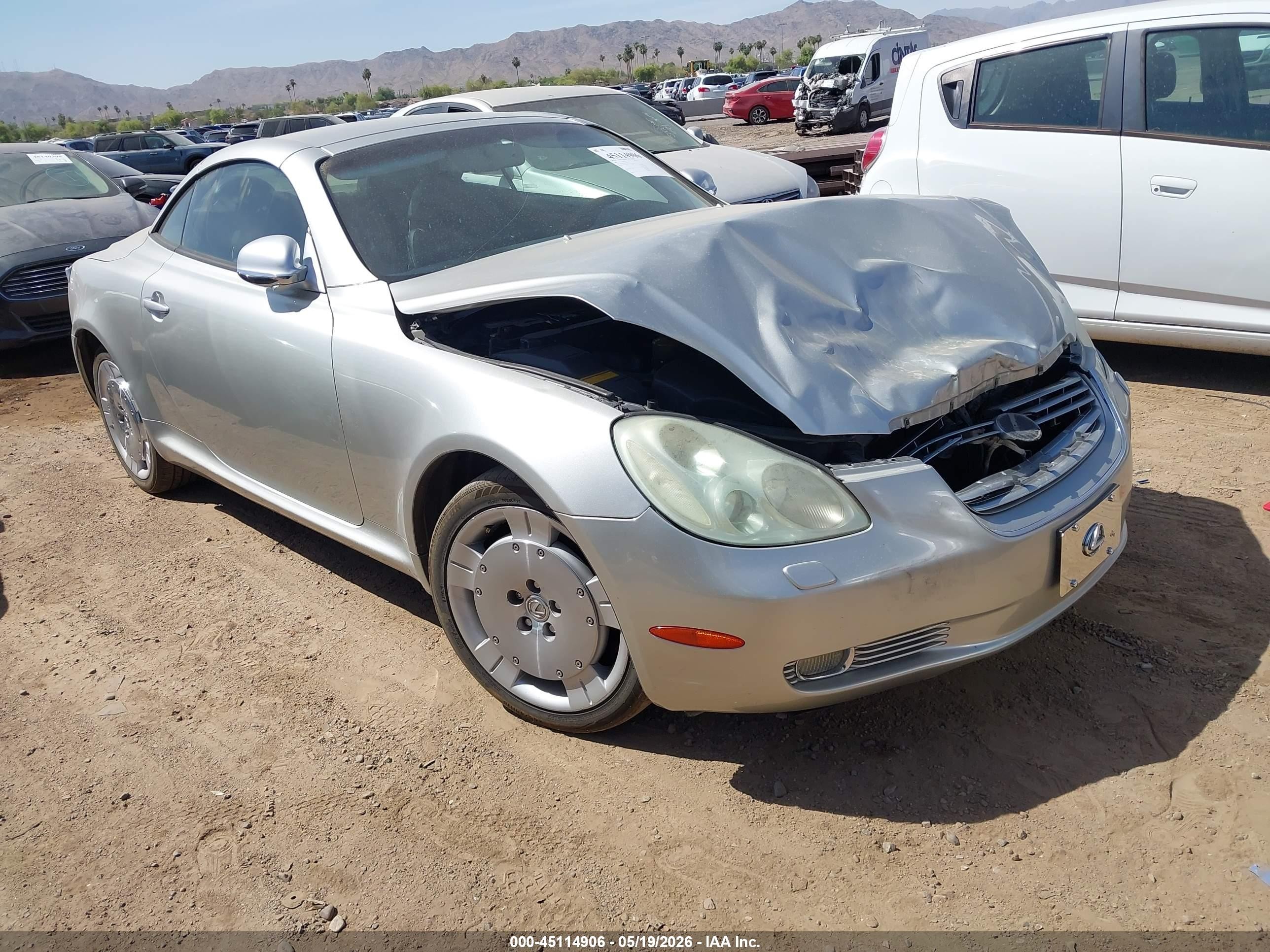 2004 Lexus SC 430, VIN JTHFN48Y940050459 — Front end
