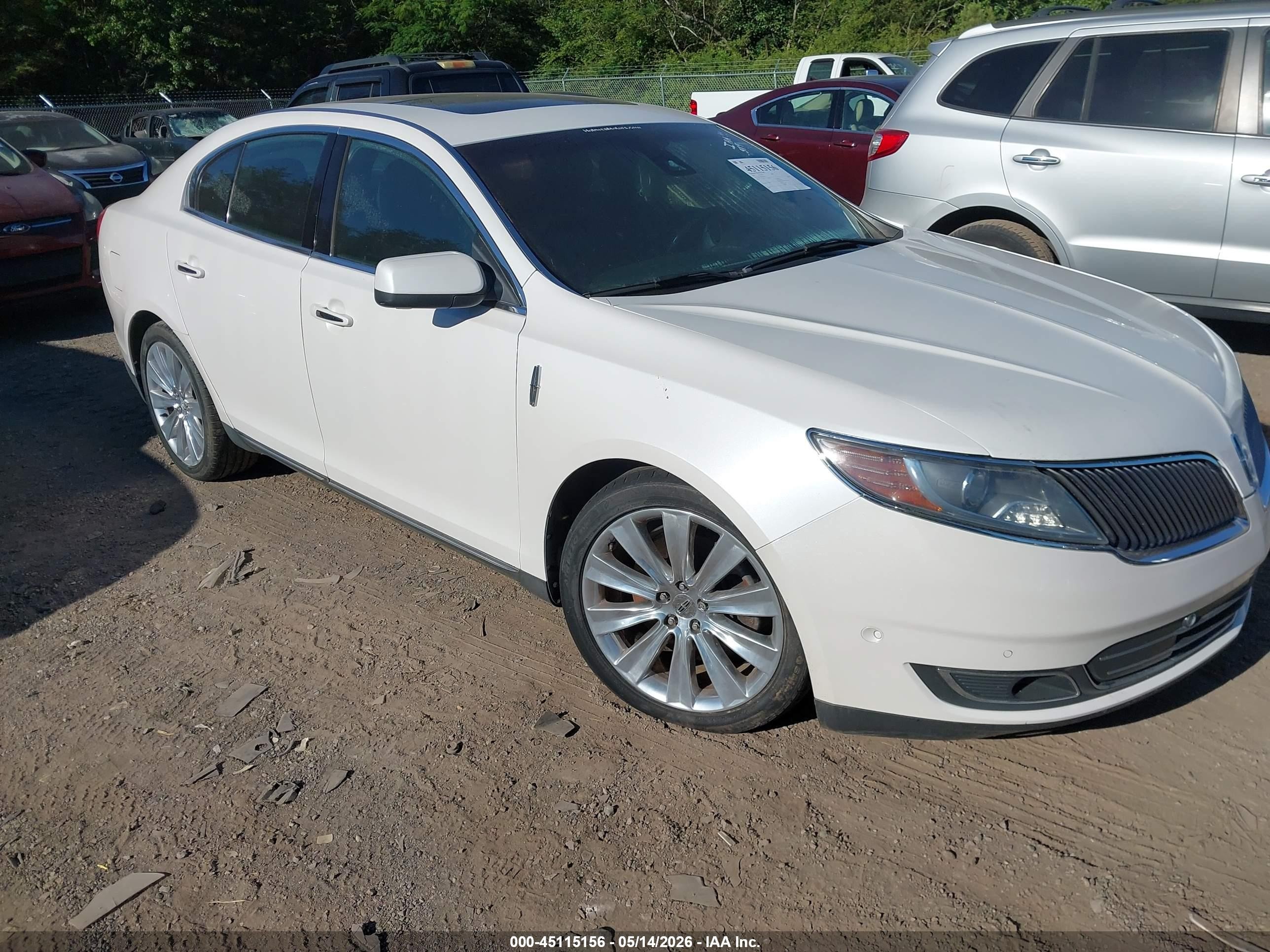 2014 Lincoln MKS EcoBoost, VIN 1LNHL9FT4EG605178 — Repossession