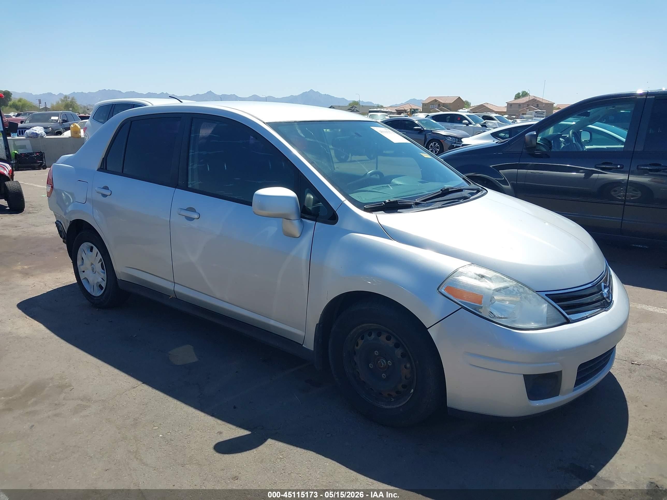 2011 Nissan Versa S, VIN 3N1BC1AP8BL458900 — Rear end