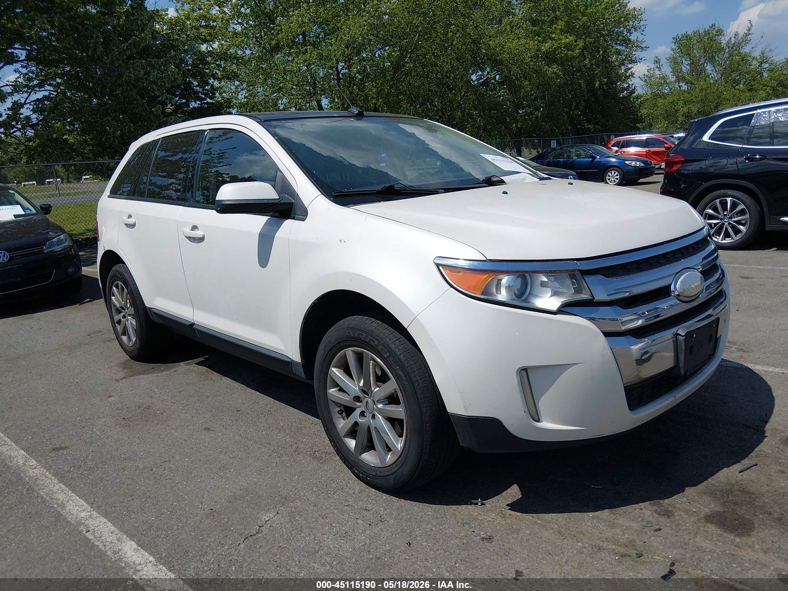 2013 Ford Edge SEL, VIN 2FMDK4JC6DBB15908 — Side
