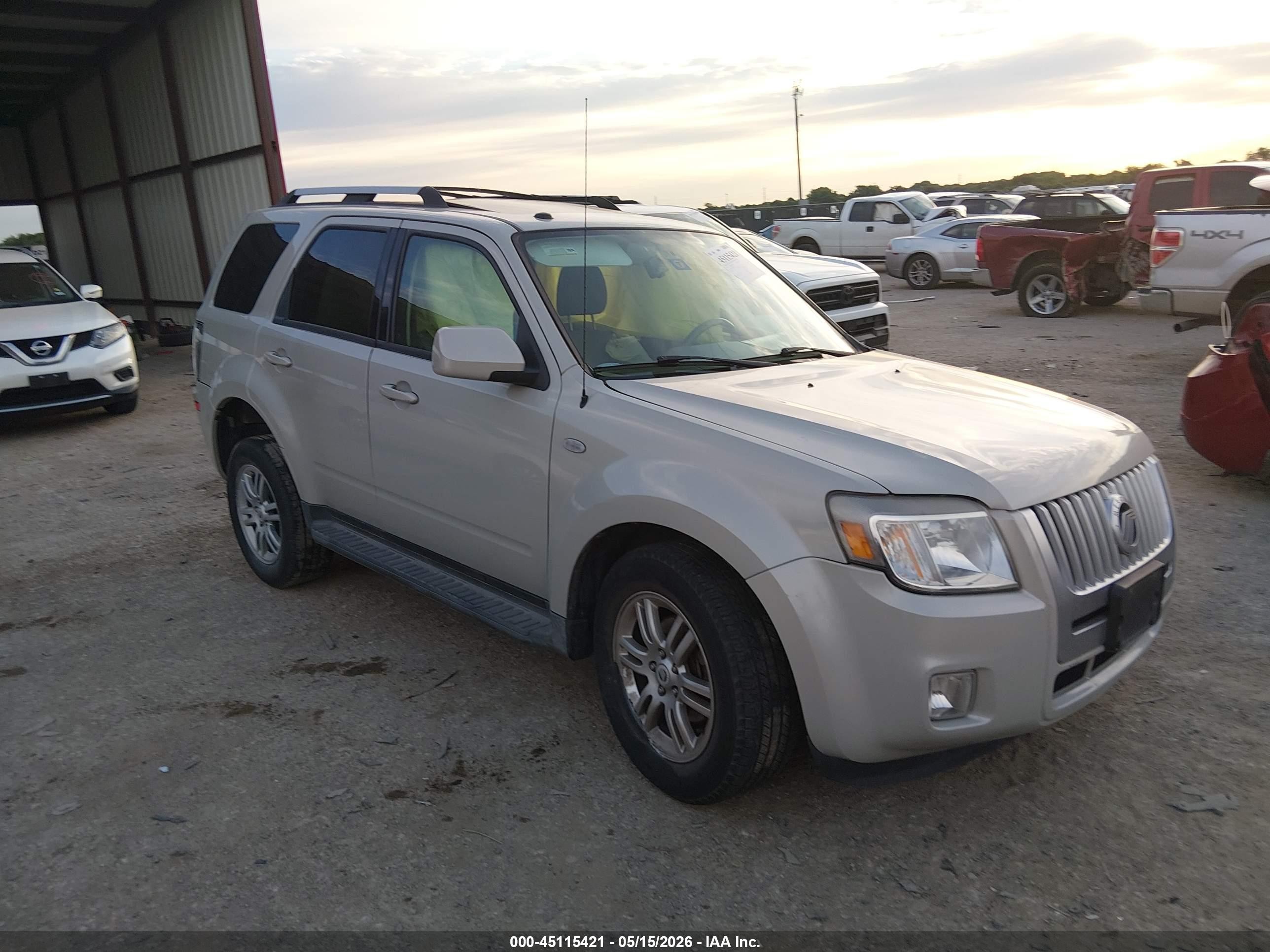 2009 Mercury Mariner Premier, VIN 4M2CU87G99KJ22001 — Rollover
