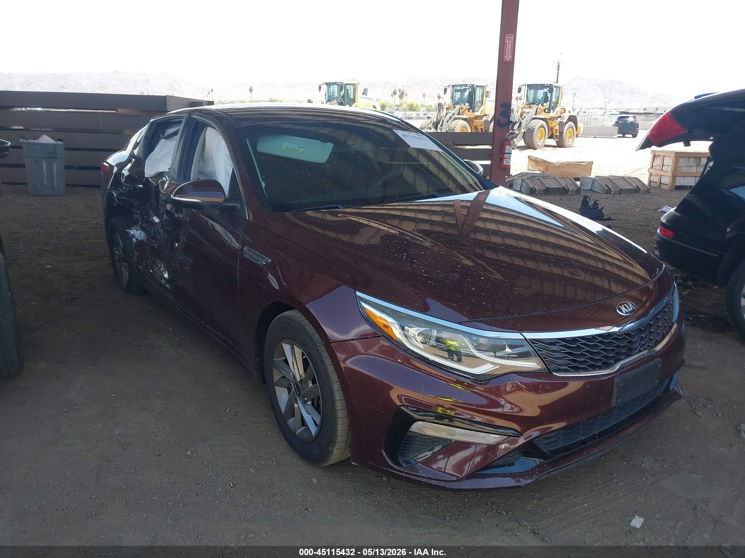 2020 Kia Optima LX, VIN 5XXGT4L38LG392084 — Not stated