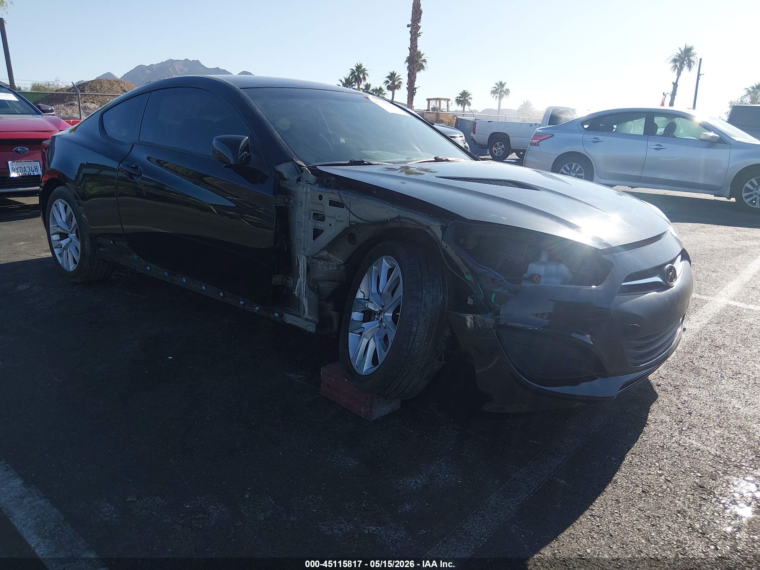 2013 Hyundai Genesis Coupe Premium, VIN KMHHT6KD9DU109127 — Front end