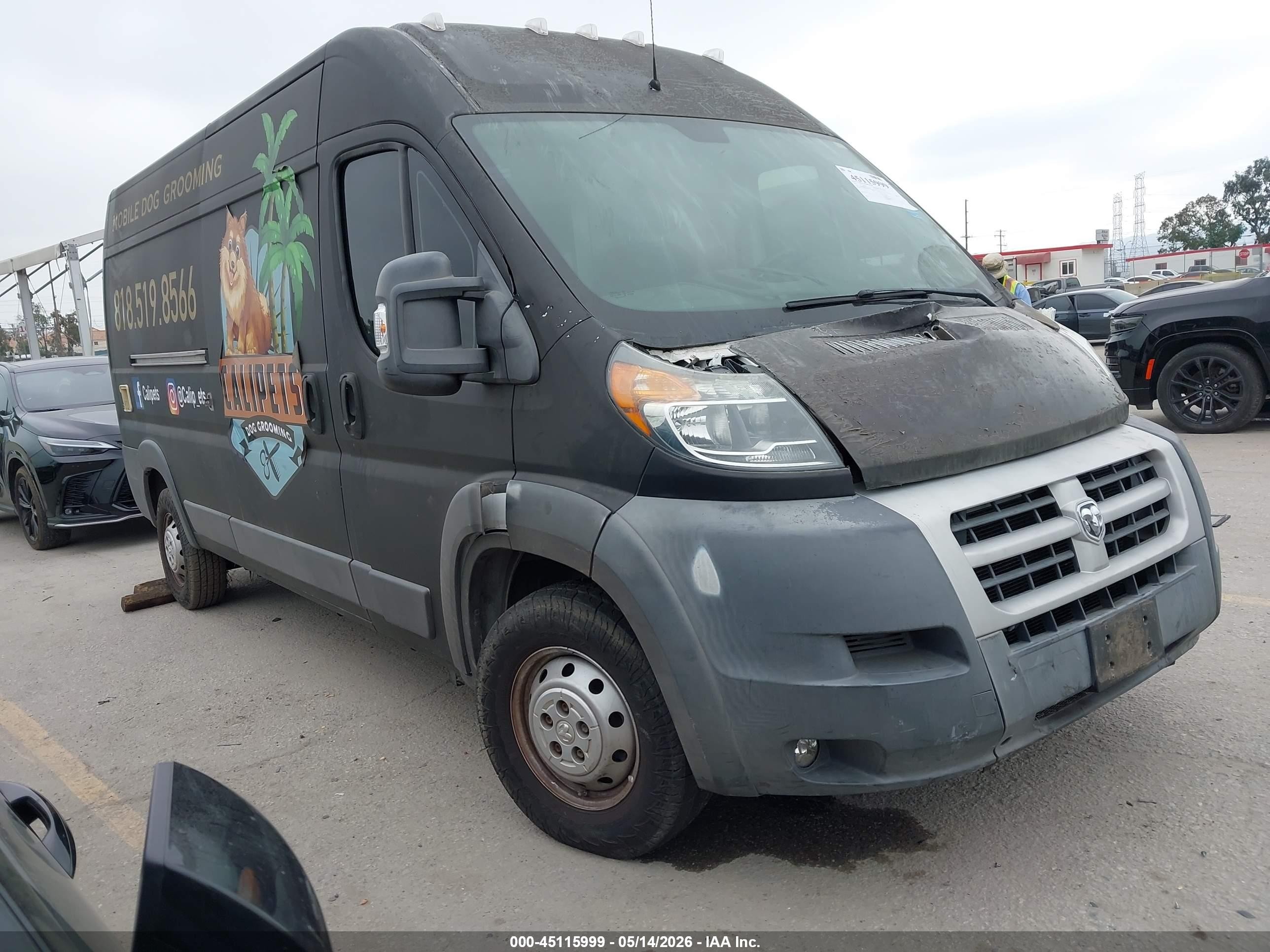 2015 Ram ProMaster Cargo, VIN 3C6TRVDDXFE500235 — Theft recovery