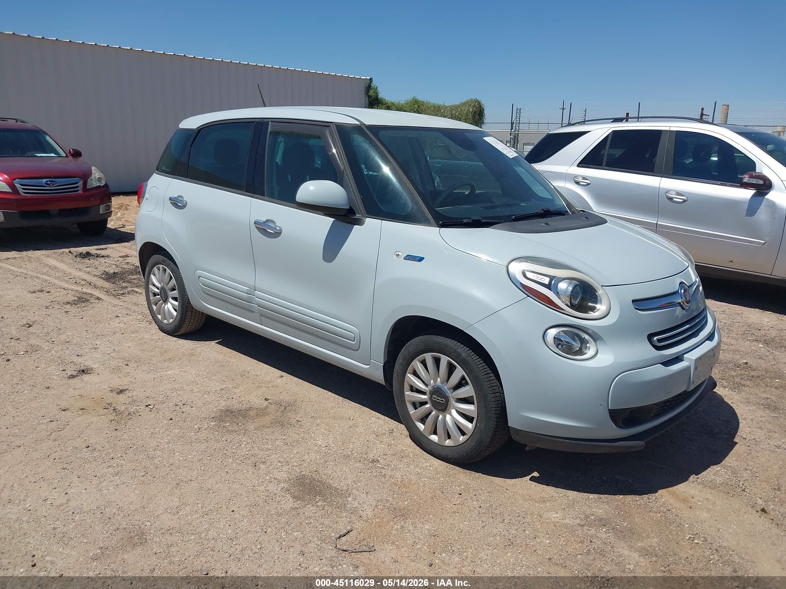 2014 FIAT 500L Easy, VIN ZFBCFABH7EZ028159 — Front end