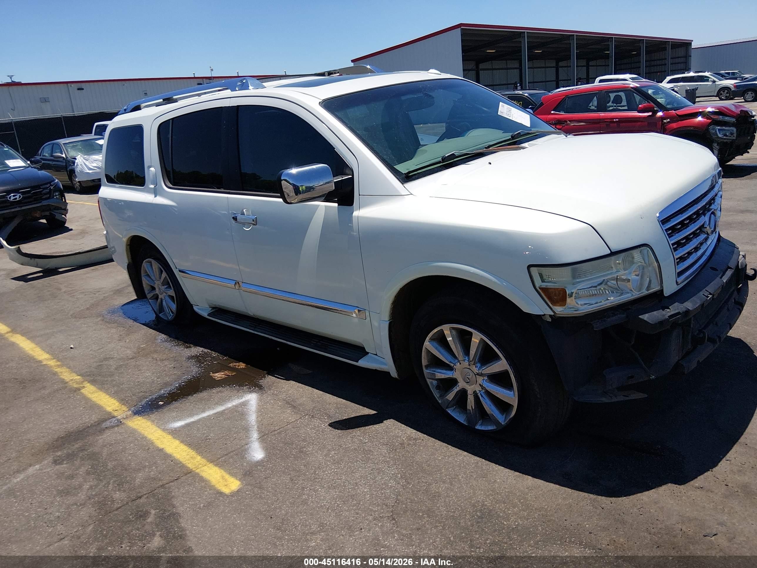 2010 Infiniti QX56, VIN 5N3ZA0ND0AN903448 — Front end