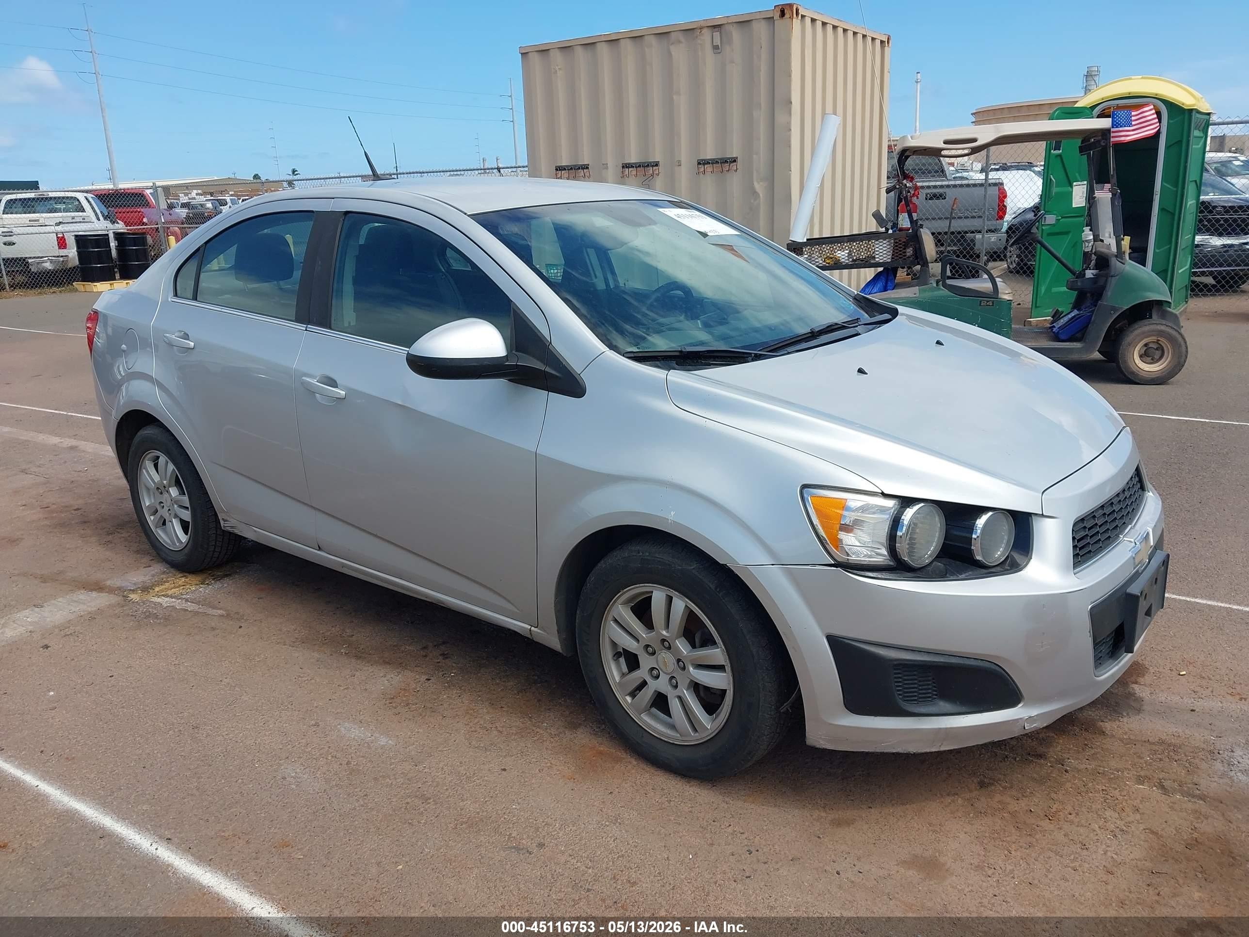 2012 Chevrolet Sonic LT, VIN 1G1JC5SHXC4107851 — Обычный износ