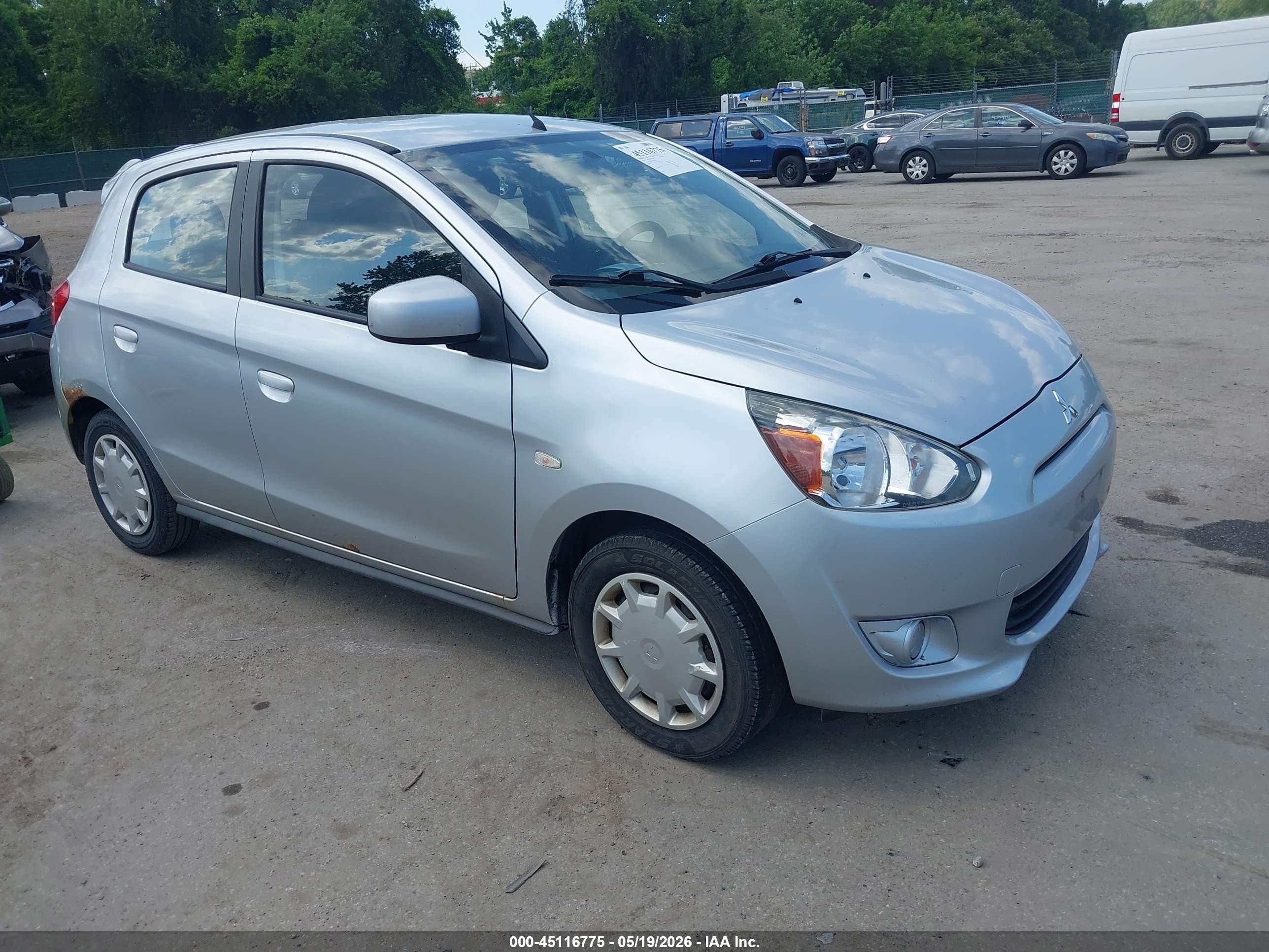 2014 Mitsubishi Mirage DE, VIN ML32A3HJ3EH006682 — Normal wear