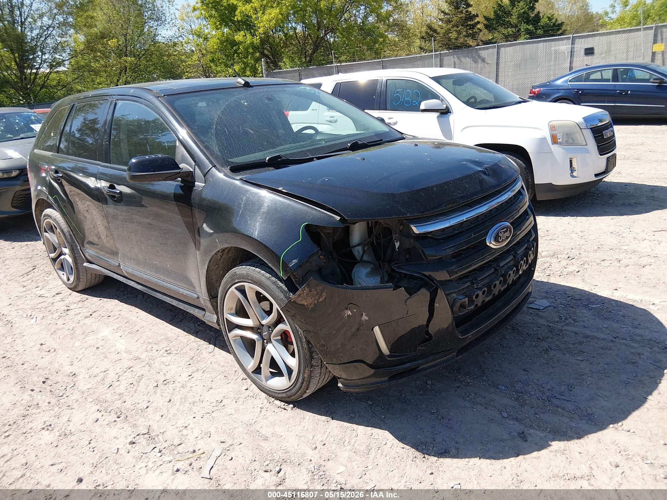 2013 Ford Edge Sport, VIN 2FMDK4AK5DBE00283 — Not stated