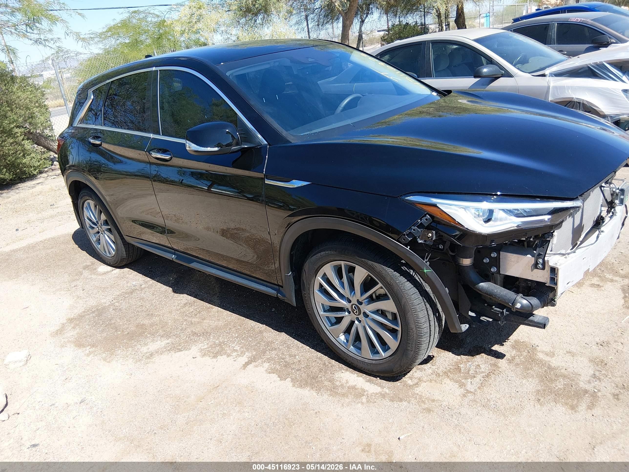 2023 Infiniti QX50 Pure, VIN 3PCAJ5AA8PF111204 — Front end
