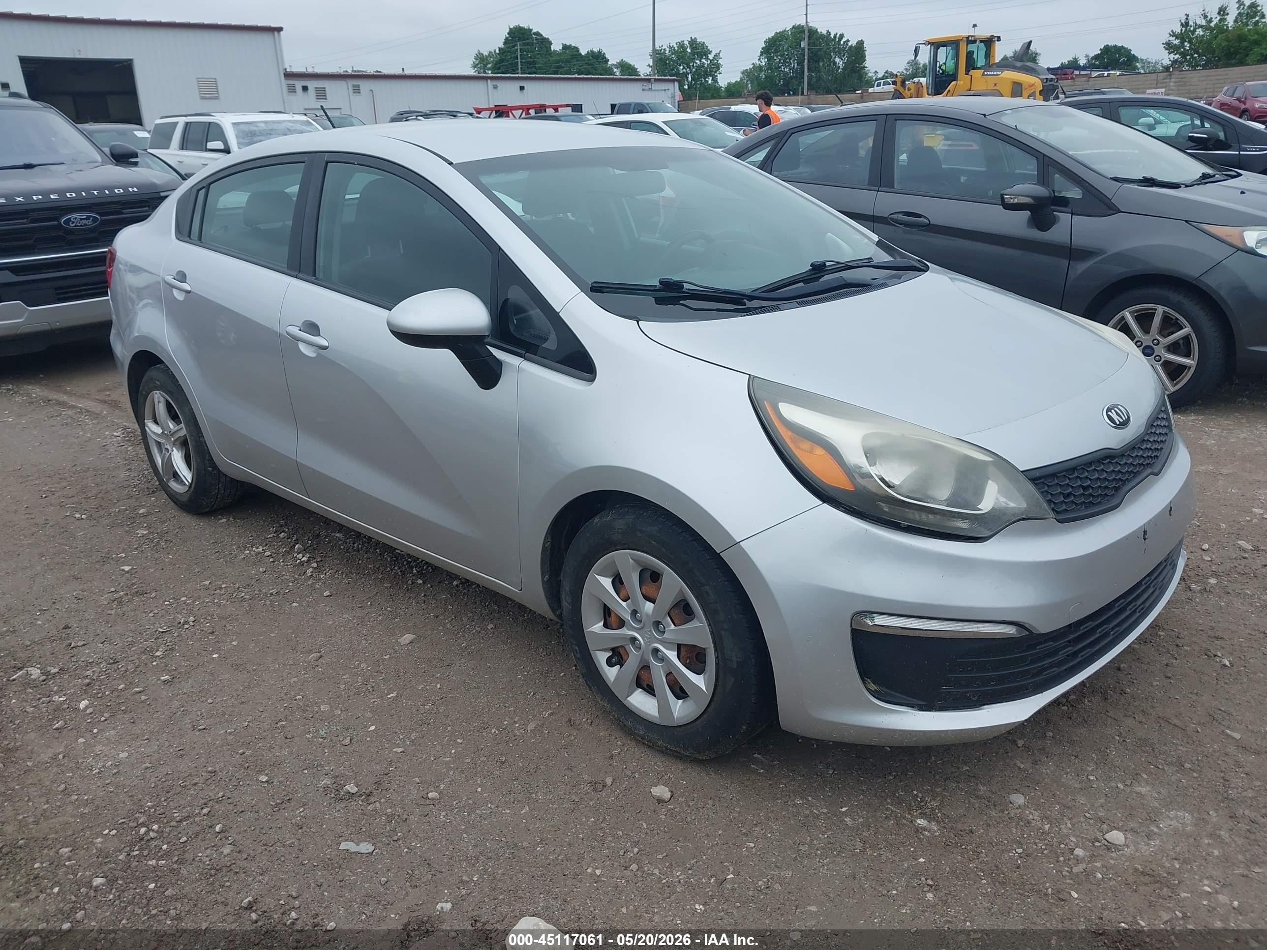 2016 Kia Rio LX, VIN KNADM4A35G6586334 — Normal wear
