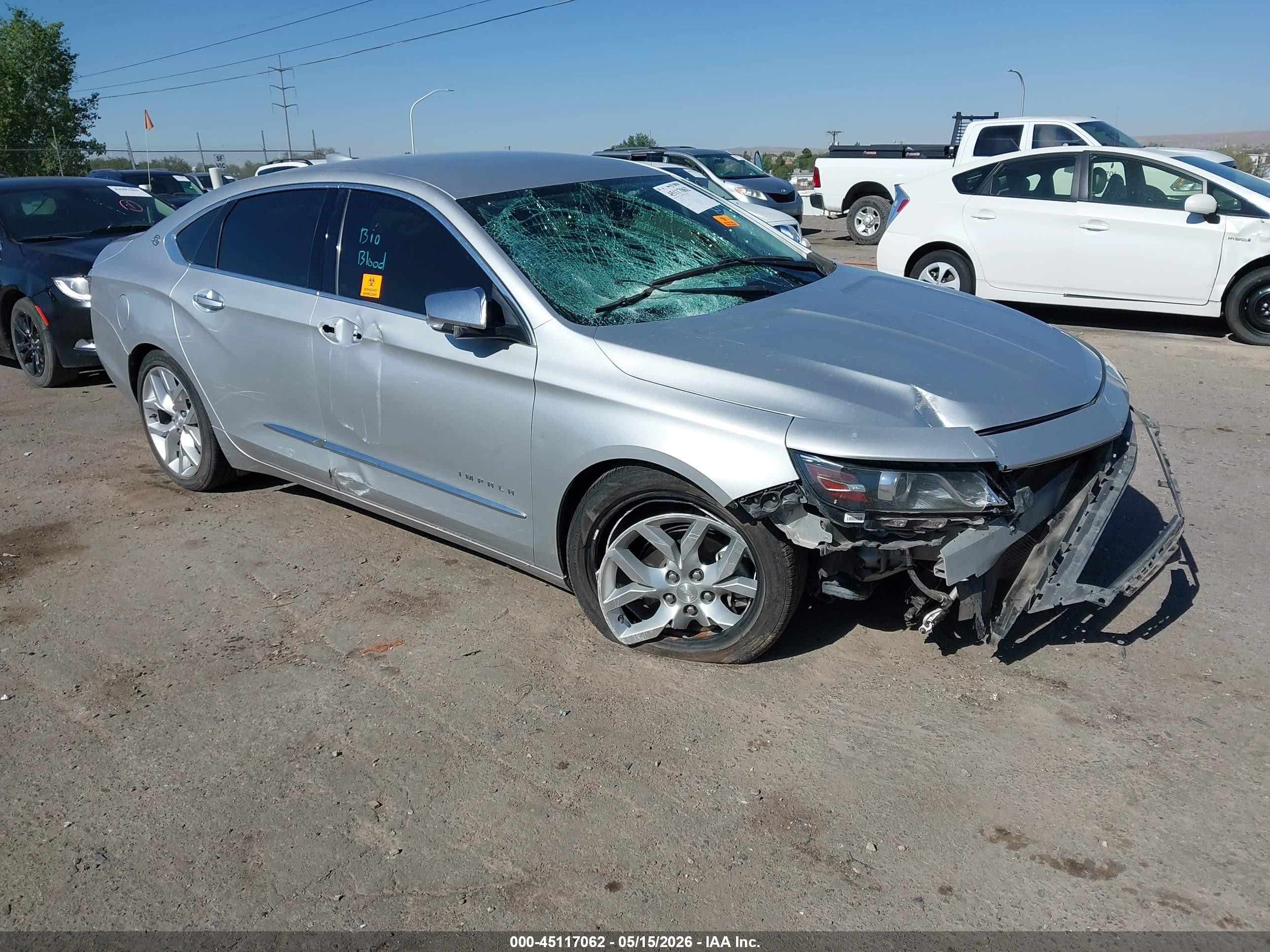 2019 Chevrolet Impala Premier, VIN 1G1105S36KU142270 — Front end