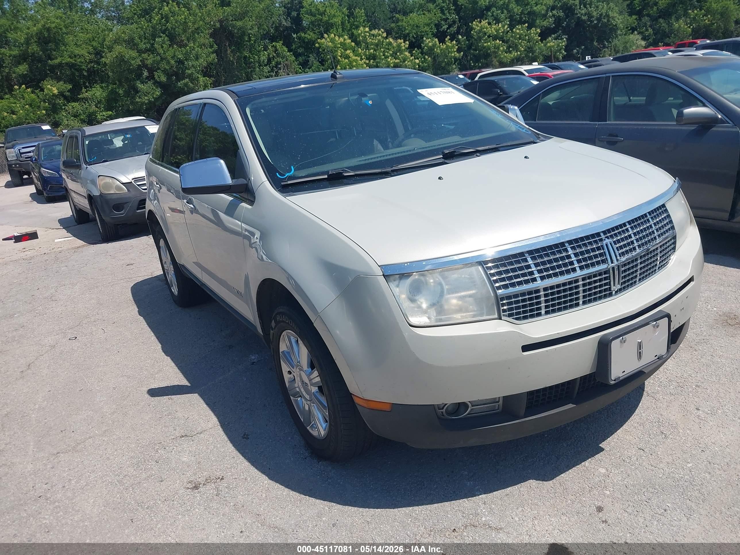 2007 Lincoln MKX, VIN 2LMDU88CX7BJ33540 — Normal wear
