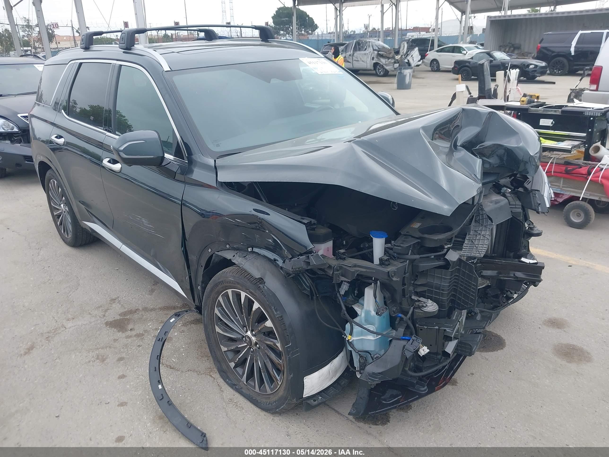 2024 Hyundai Palisade Calligraphy, VIN KM8R7DGE0RU701098 — Front end