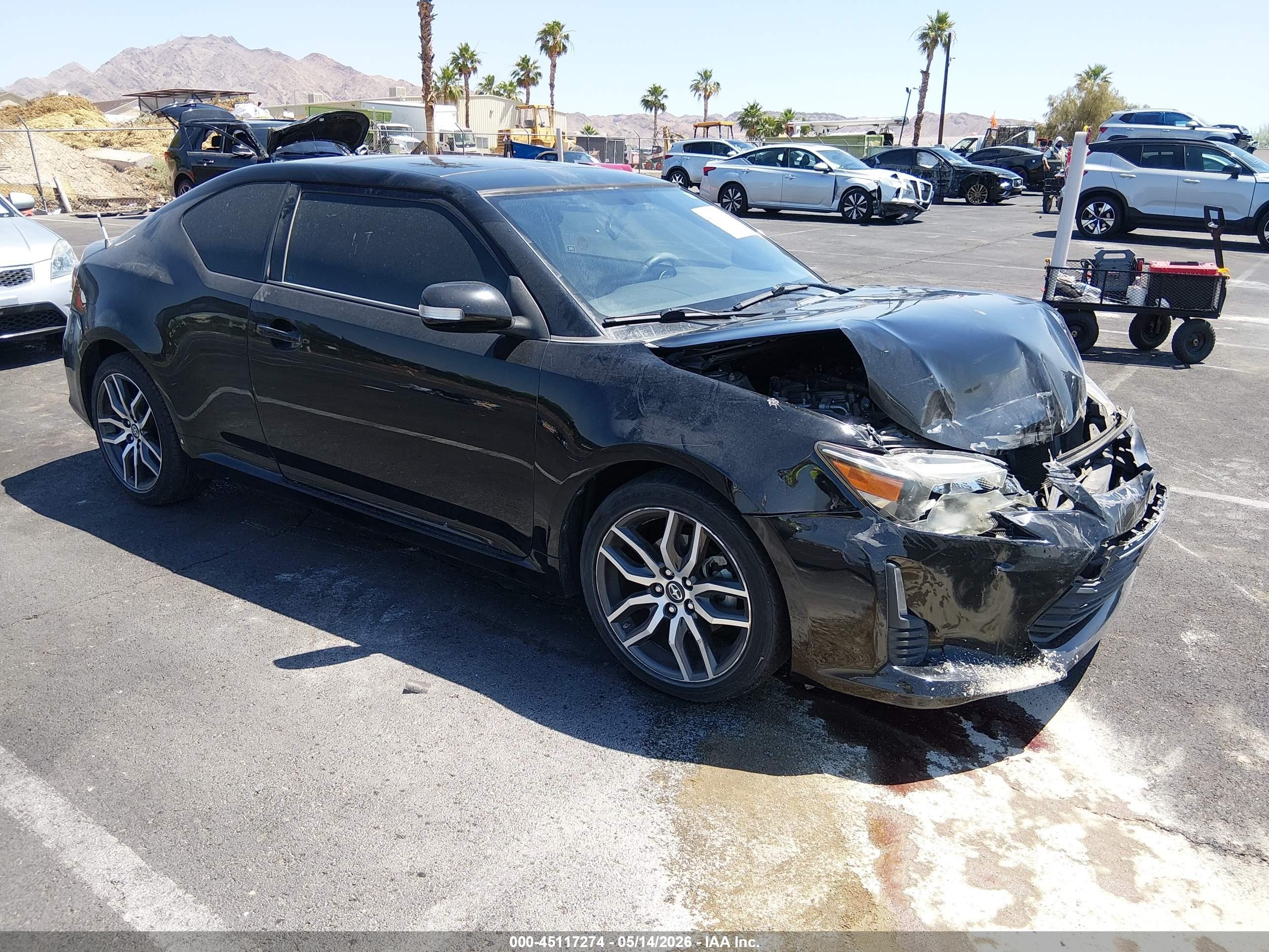 2015 Scion tC, VIN JTKJF5C78FJ006973 — Front end