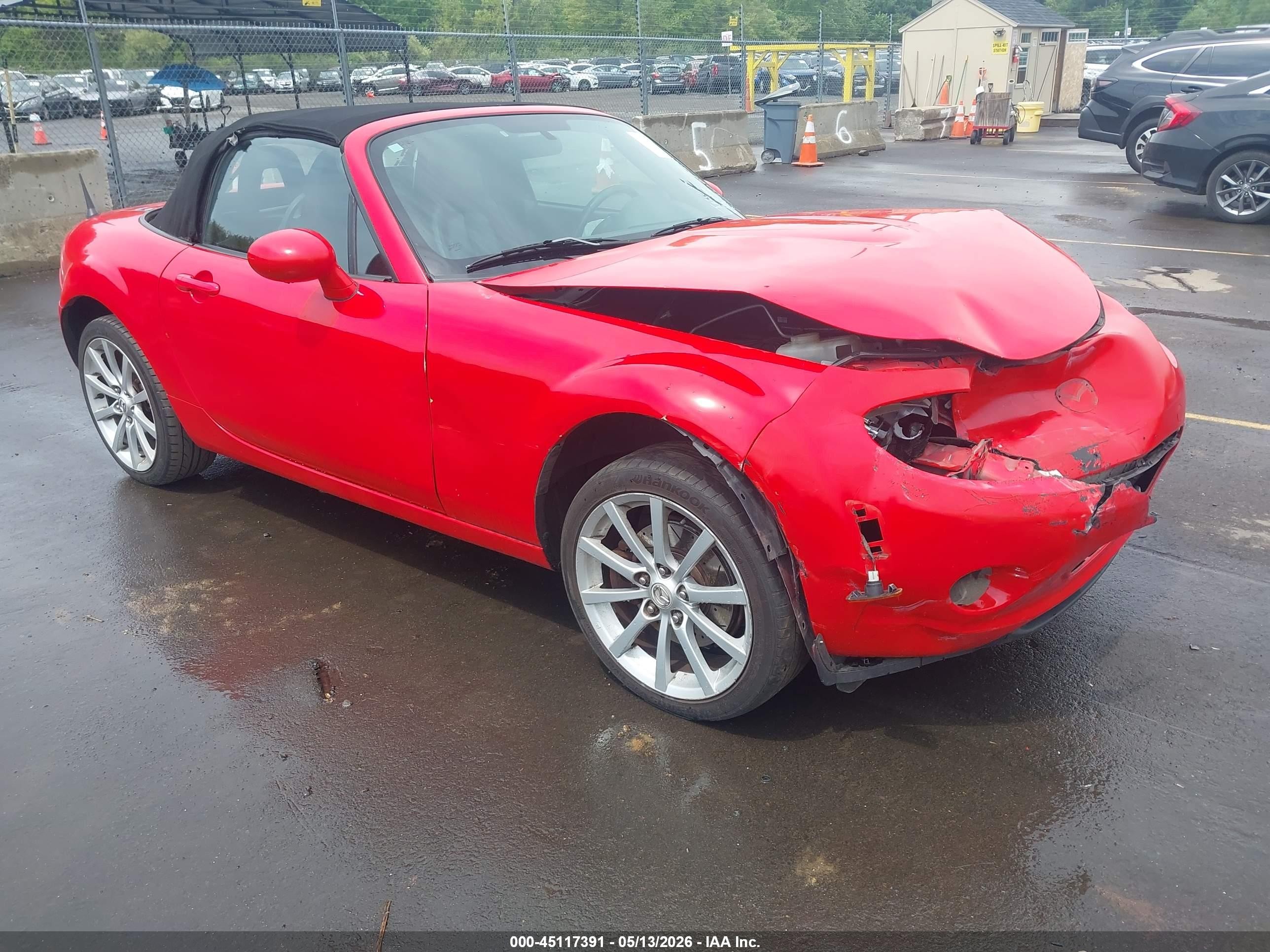 2006 Mazda MX-5 Miata Touring, VIN JM1NC25F560107043 — Normal wear