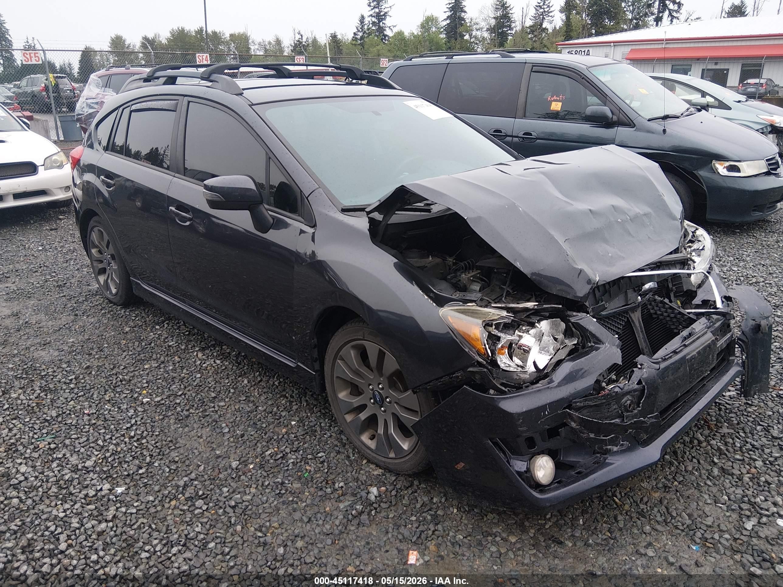 2015 Subaru Impreza Special Sports Limited, VIN JF1GPAV66F8298230 — Front end