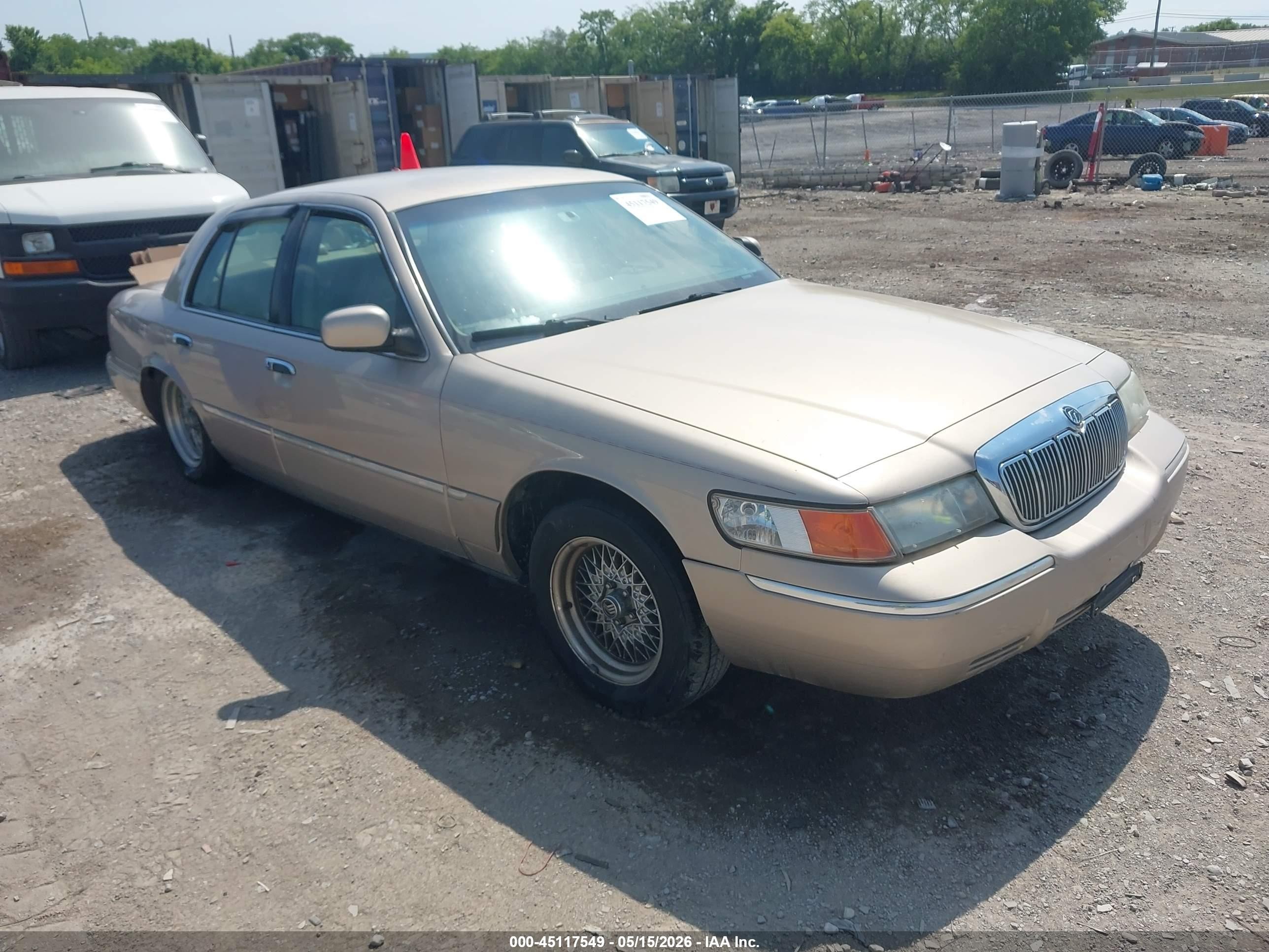 1998 Mercury Grand Marquis LS, VIN 2MEFM75W9WX681448 — Undercarriage