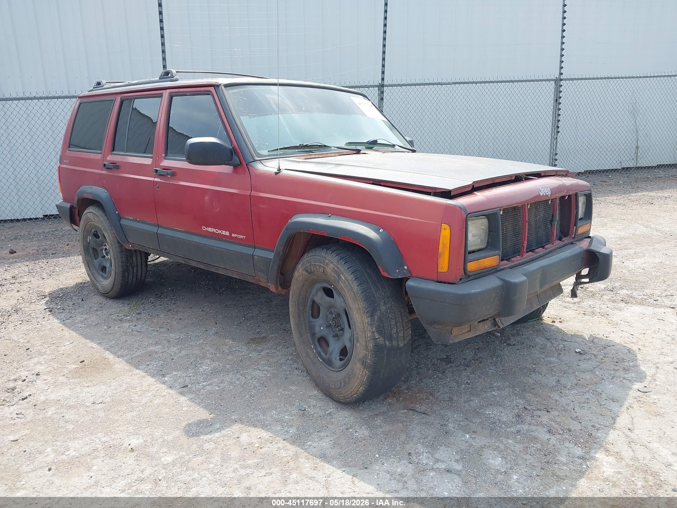 1999 Jeep Cherokee Sport, VIN 1J4FF68S7XL632160 — Обычный износ