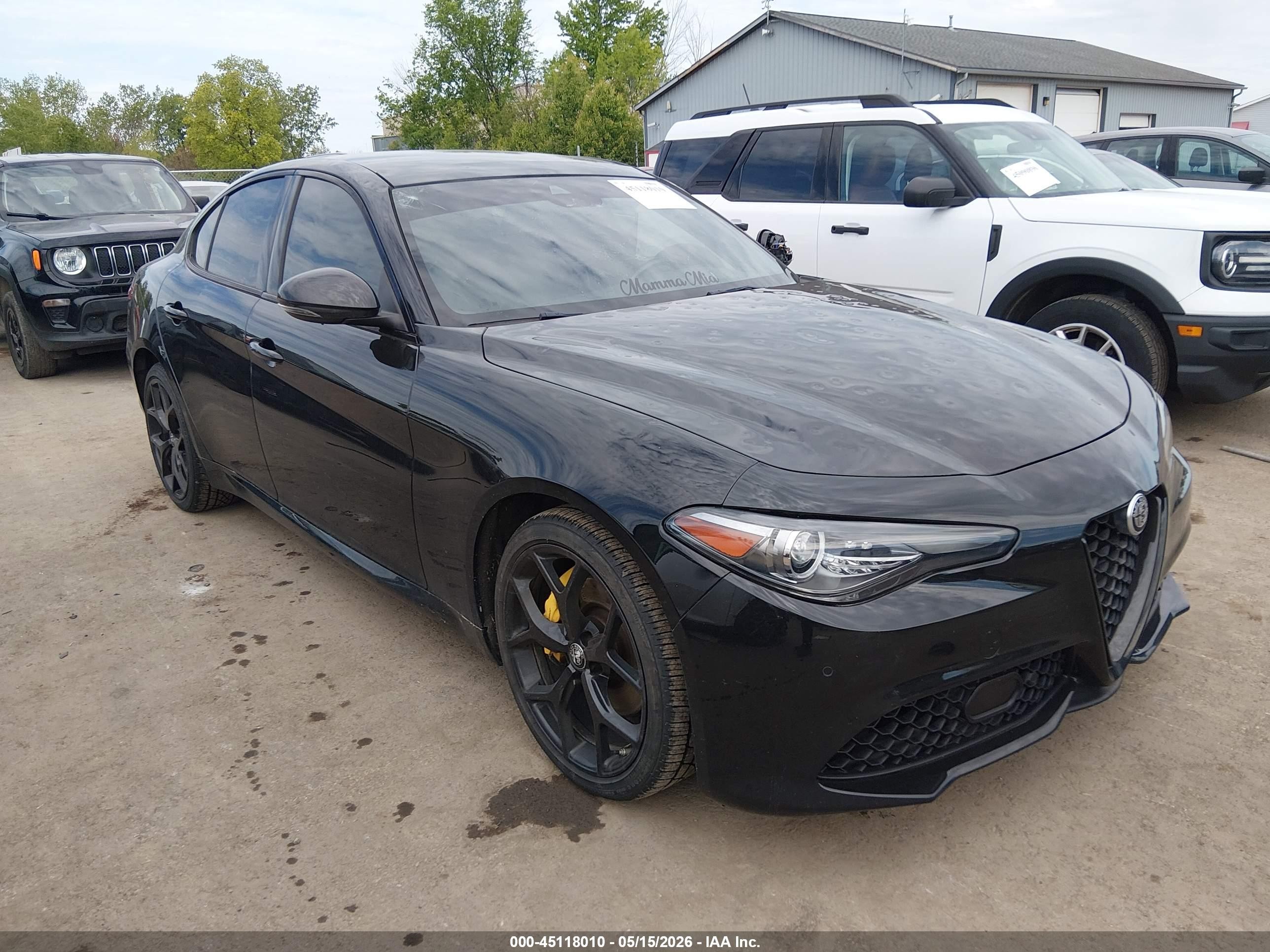 2020 Alfa Romeo Giulia Ti, VIN ZARFANBNXL7632440 — Hail